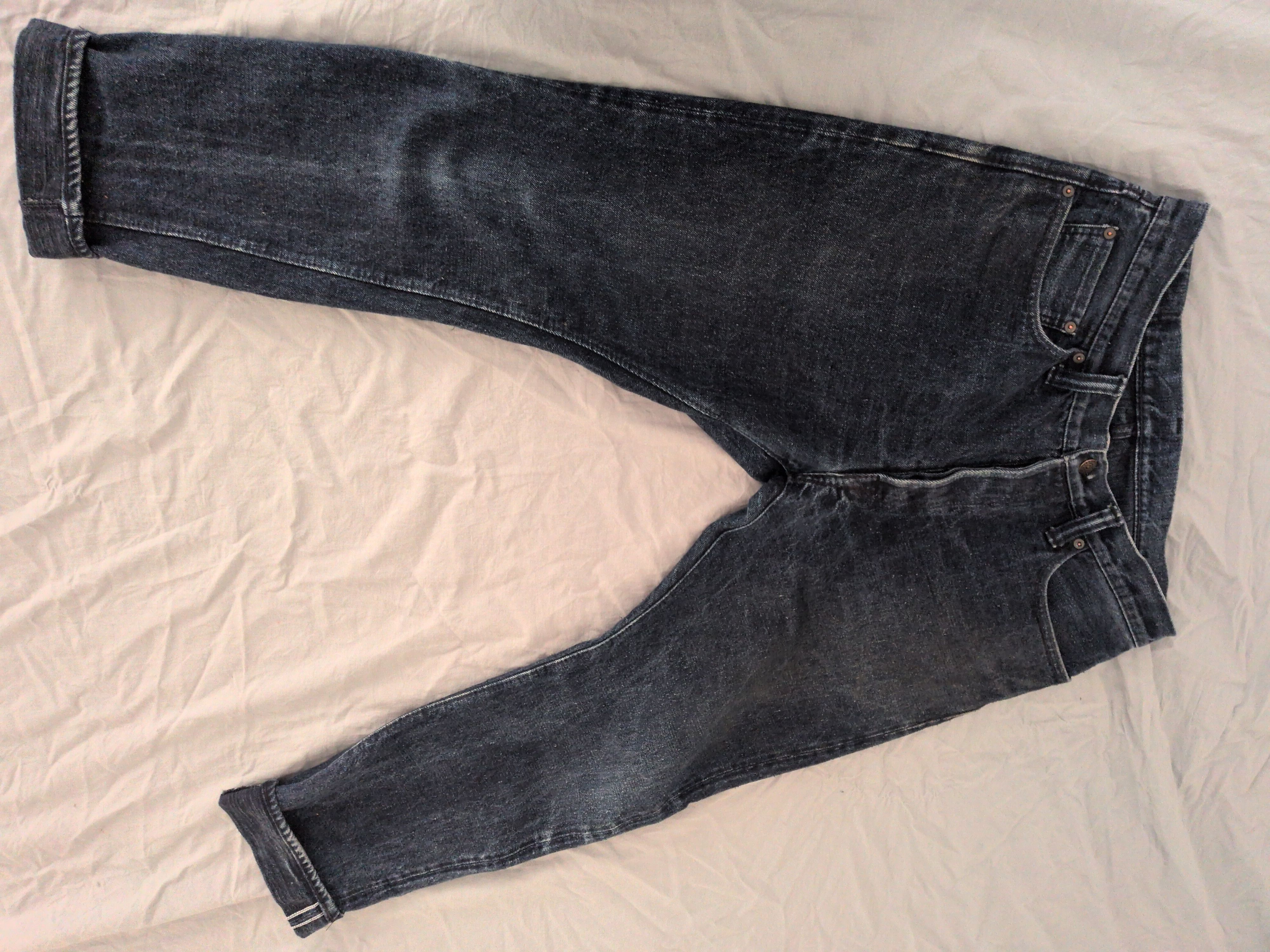 Pure Blue Japan Double Indigo Slim Selvedge Denim Size US 36 / EU 52 - 7 Thumbnail