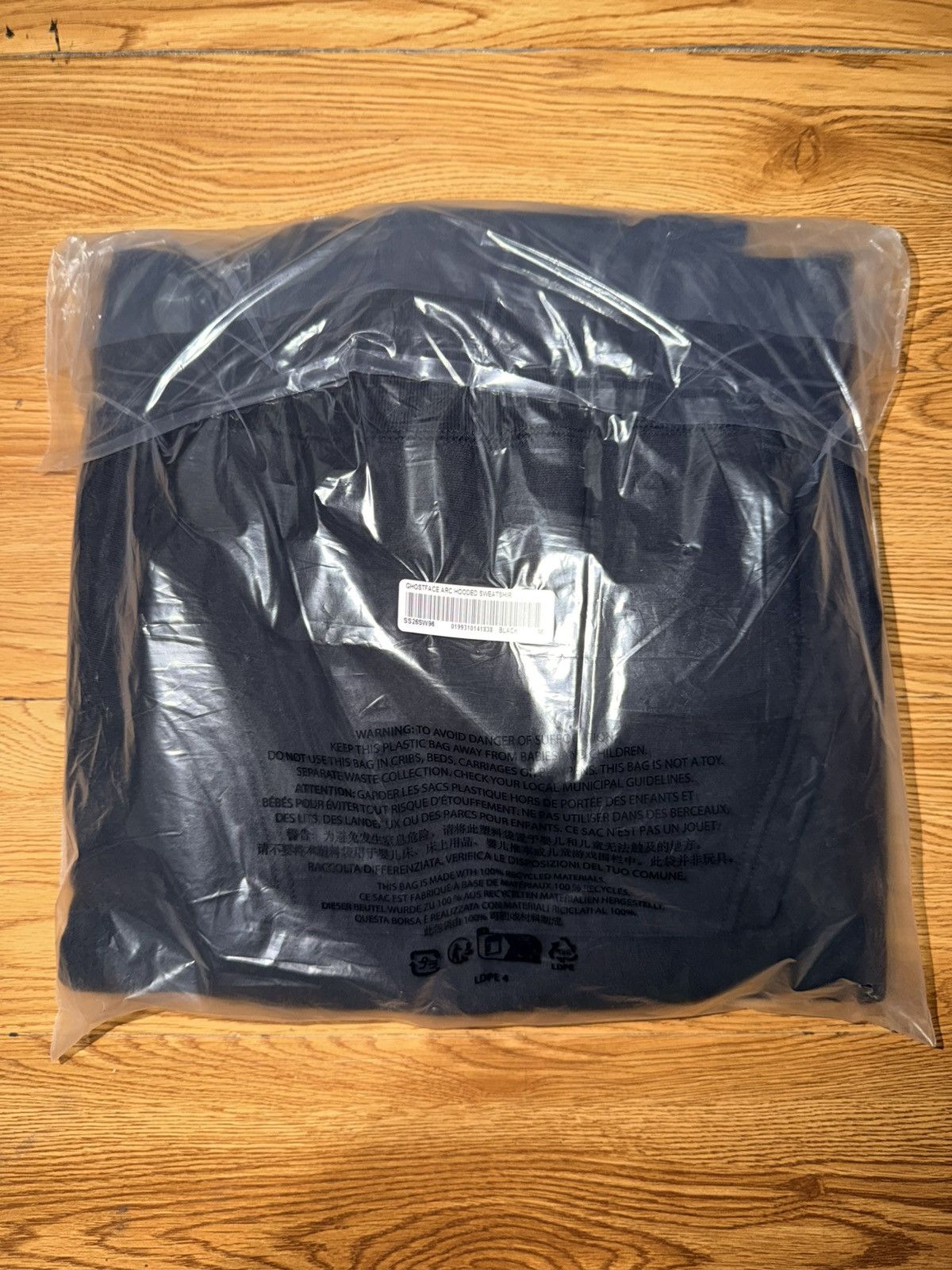 Supreme Supreme Ghostface Arc Hooded Sweatshirt Black Size M Size US M / EU 48-50 / 2 - 5 Thumbnail
