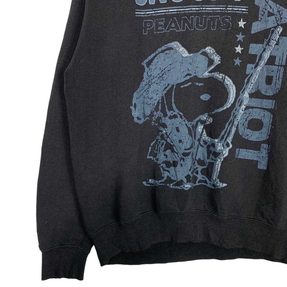 Peanuts PEANUTS Snoopy Patriot Big Logo Sweatshirts #0720-C33 Size US L / EU 52-54 / 3 - 5 Thumbnail