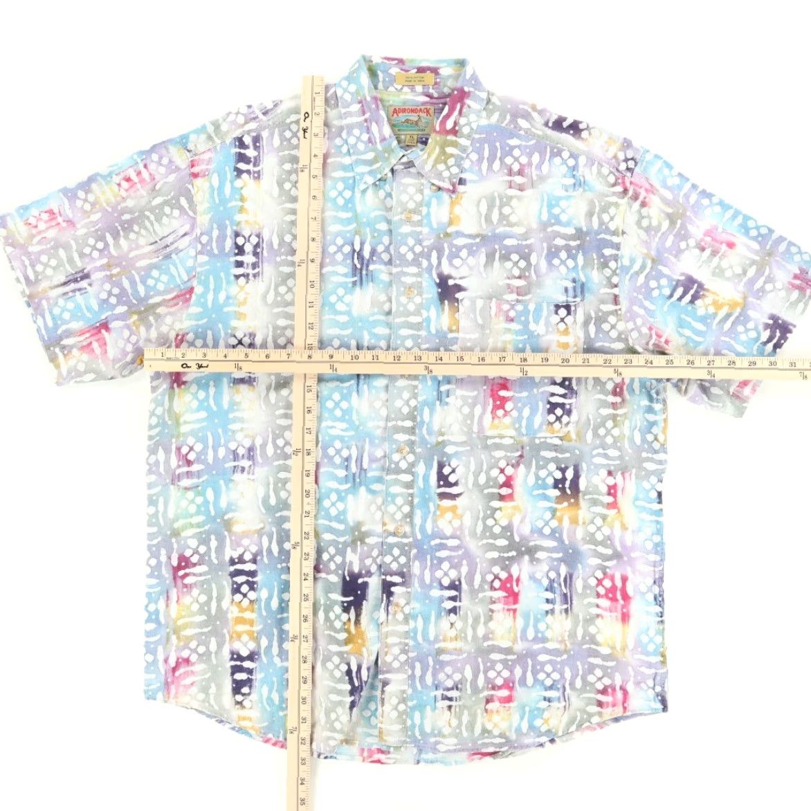Vintage VINTAGE Adirondack Camp Cotton All Over Print Button Up Shirt Men XL Size US XL / EU 56 / 4 - 3 Thumbnail