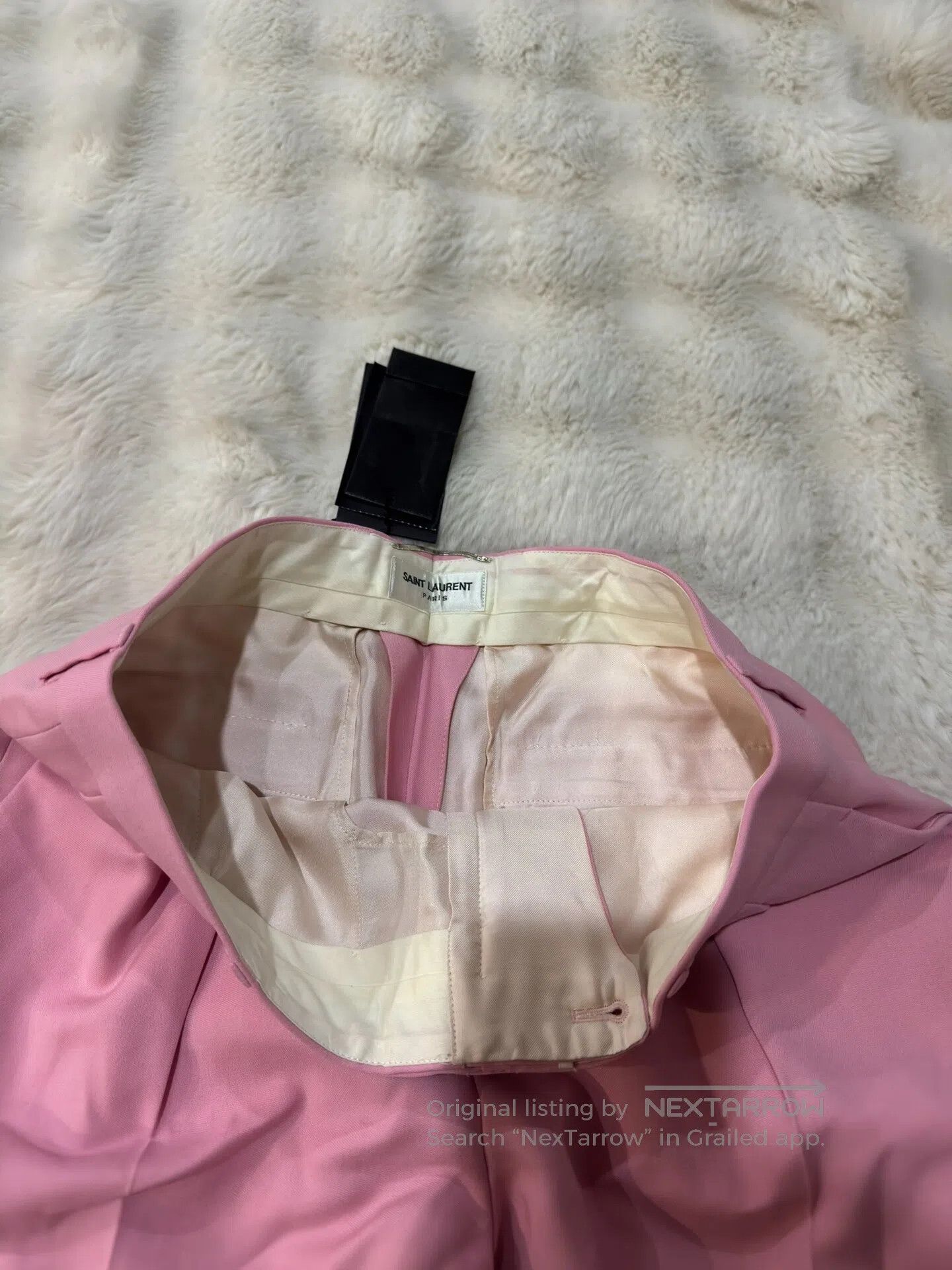 Saint Laurent Paris Saint Laurent Paris Pink Men's Trousers| Size US 30 / EU 46 - 2 Thumbnail