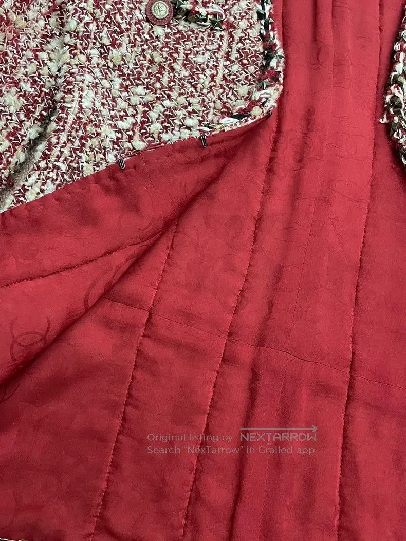 Chanel Chanel Red Dallas series snowflake beef "pork belly" five- Size XS / US 0-2 / IT 36-38 - 7 Thumbnail