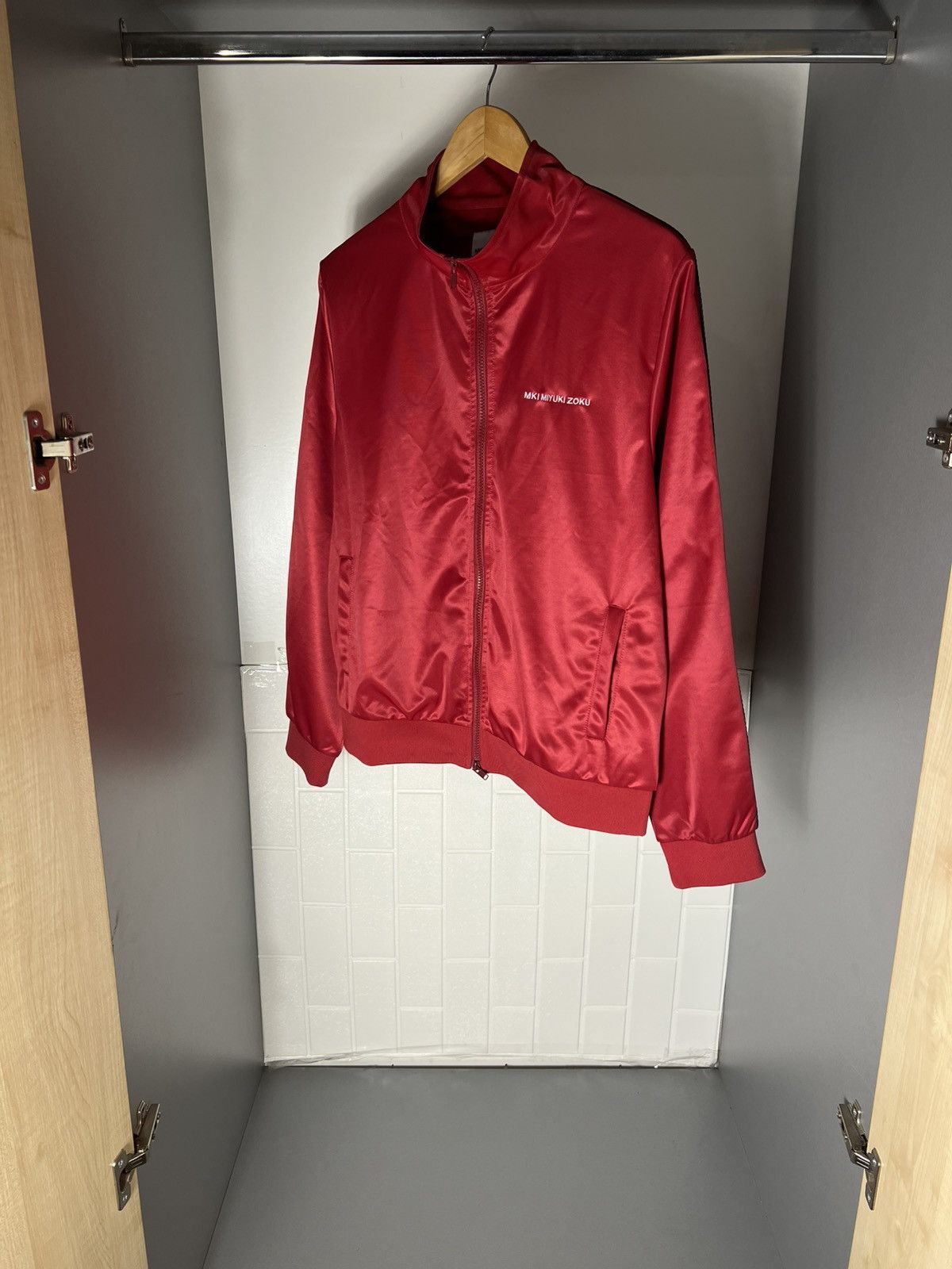 Mki Miyuki Zoku MKI MIYUKI ZOKU TRACK ZIP JACKET LIGHT SPORTSWEAR Y2K Size US M / EU 48-50 / 2 - 8 Thumbnail