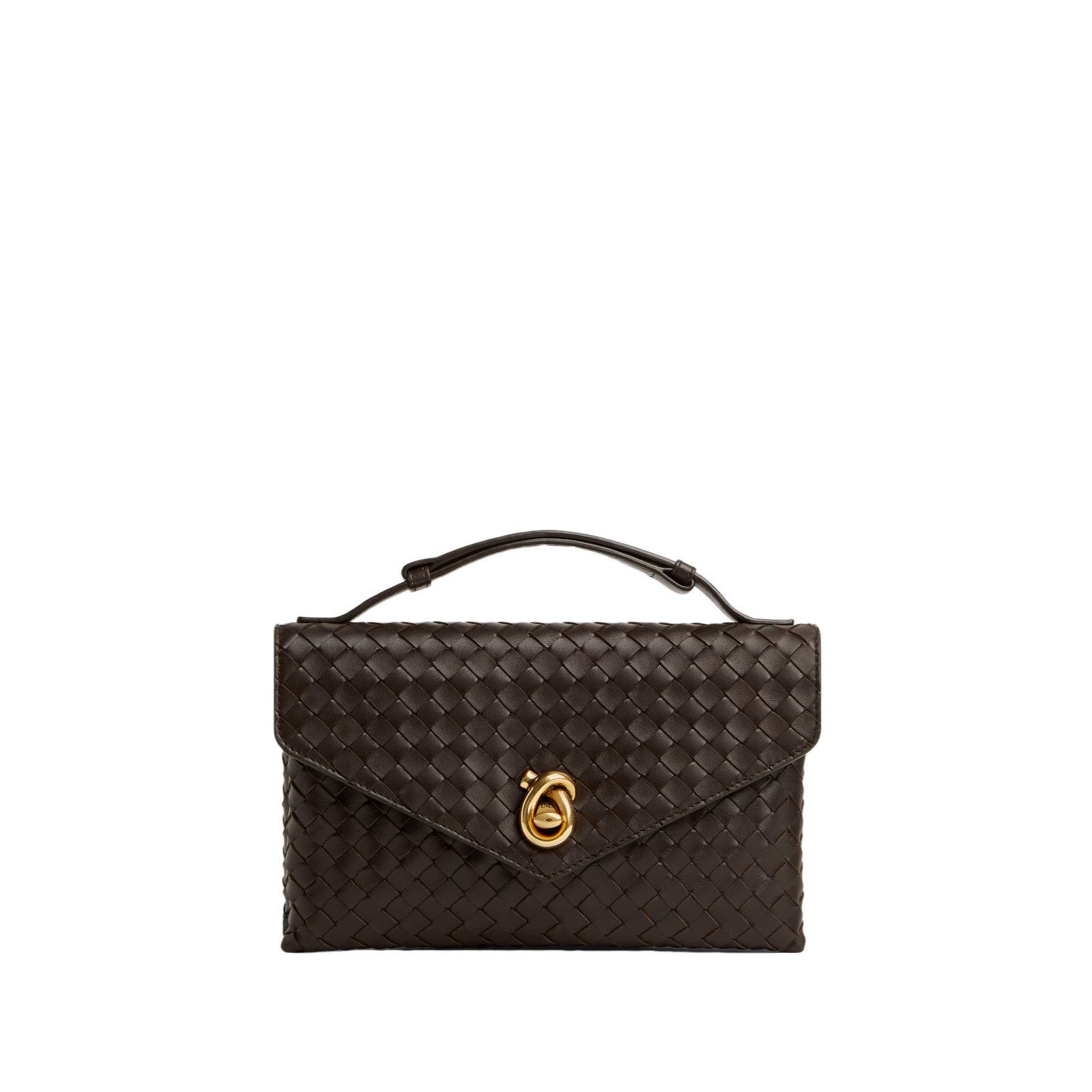 Bottega Veneta BOTTEGA VENETA Knot Lock $3500 Fondant Leather Crossbody Bag Size ONE SIZE - 1 Thumbnail