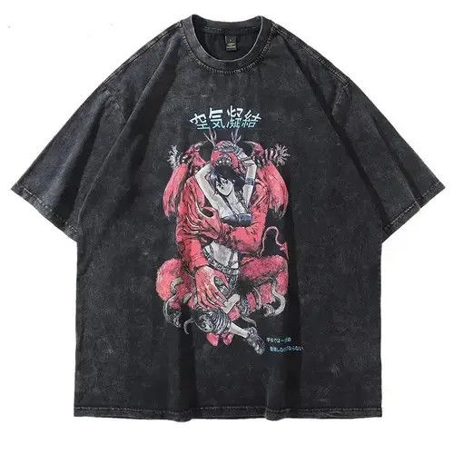 Japanese Brand Manga Anime Printed Tshirt Oversized Size US L / EU 52-54 / 3 - 1 Thumbnail