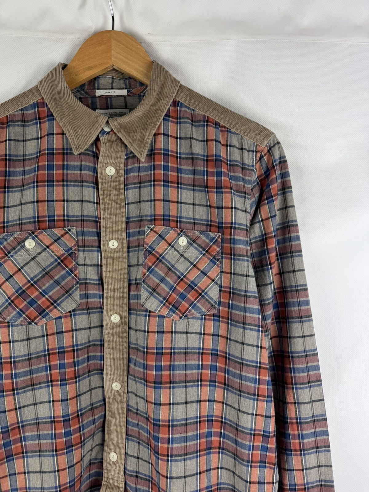 Allsaints Allsaints Hilliard LS Plaid Checked Flannel Button Up Shirt Size US S / EU 44-46 / 1 - 6 Thumbnail