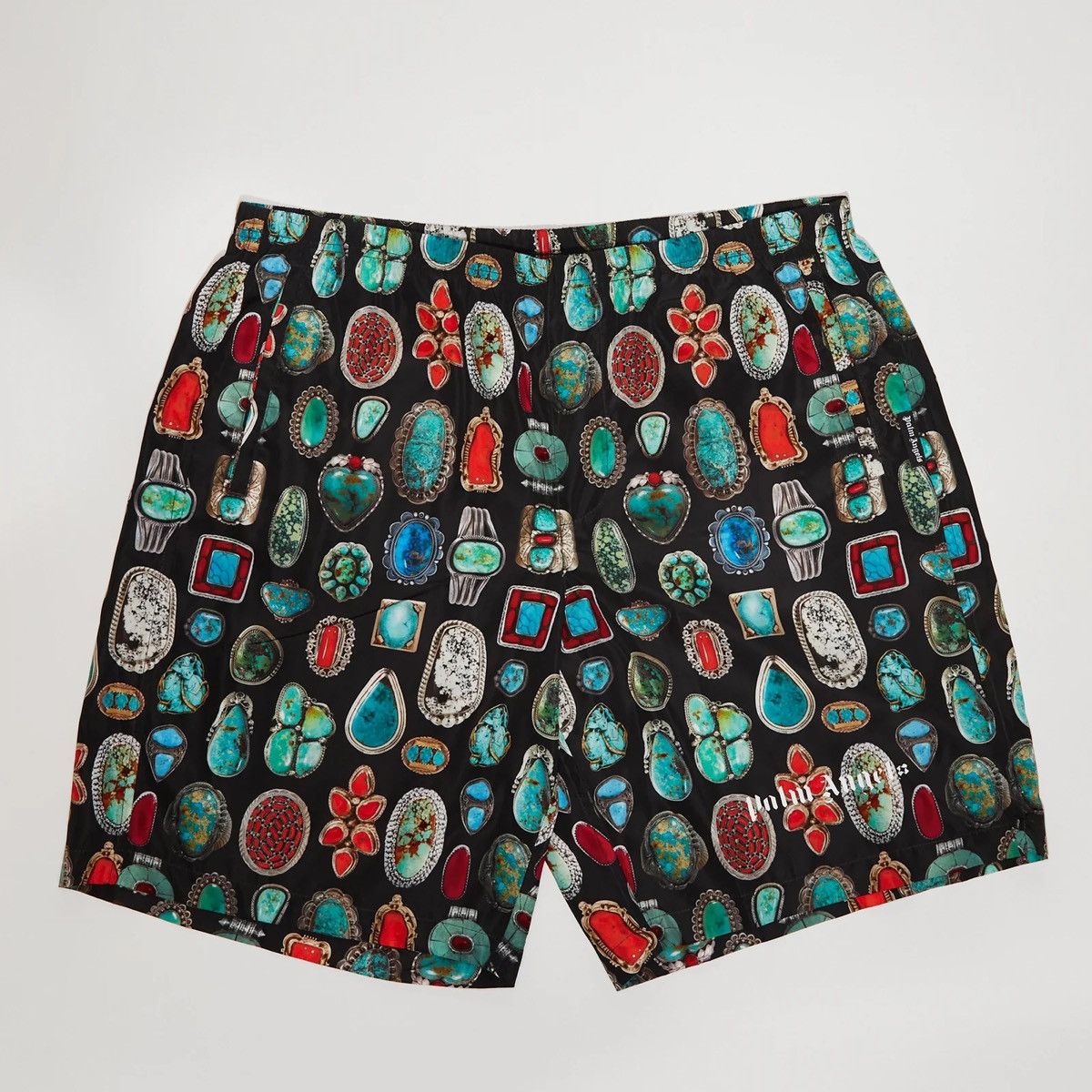 Palm Angels PALM ANGELS SWIM TRUNKS BLACK JEWEL Size US 34 / EU 50 - 1 Thumbnail