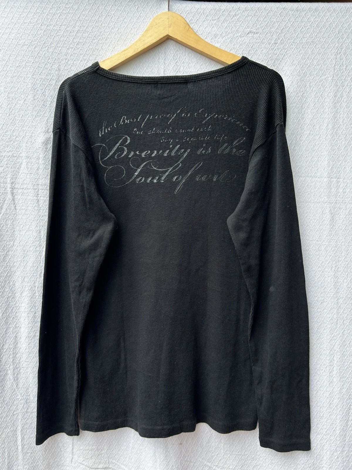 Japanese Brand Beaumere japanese longsleve poem smoke Size US L / EU 52-54 / 3 - 2 Thumbnail