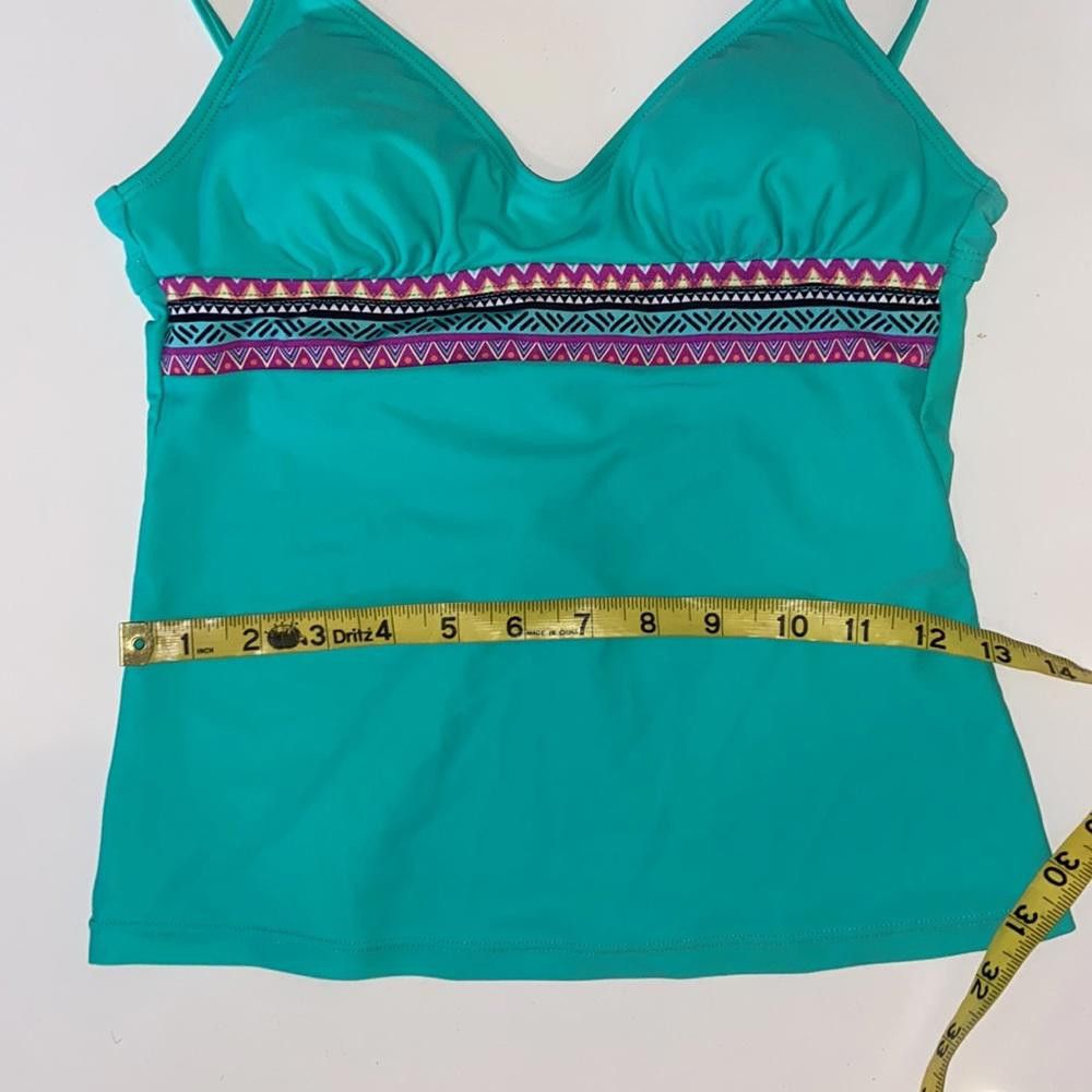 Designer BECCA l Tankini Top With Back Tie Size XS Size ONE SIZE - 6 Thumbnail