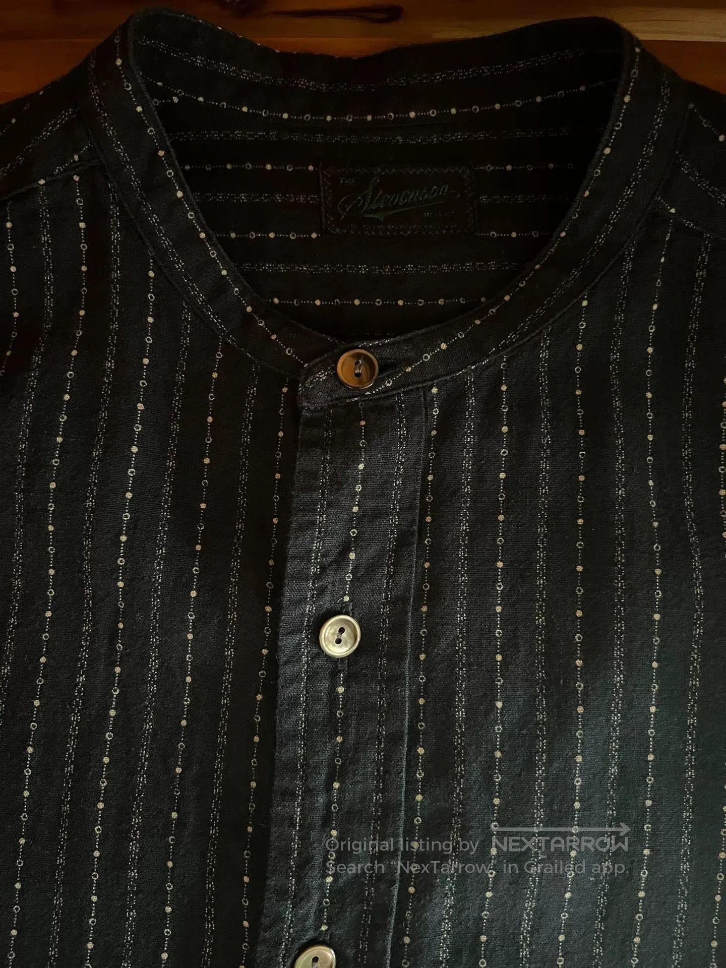 Stevenson Overall Co. indigo stripe shirt by stevenson overall co. Size US L / EU 52-54 / 3 - 9 Thumbnail