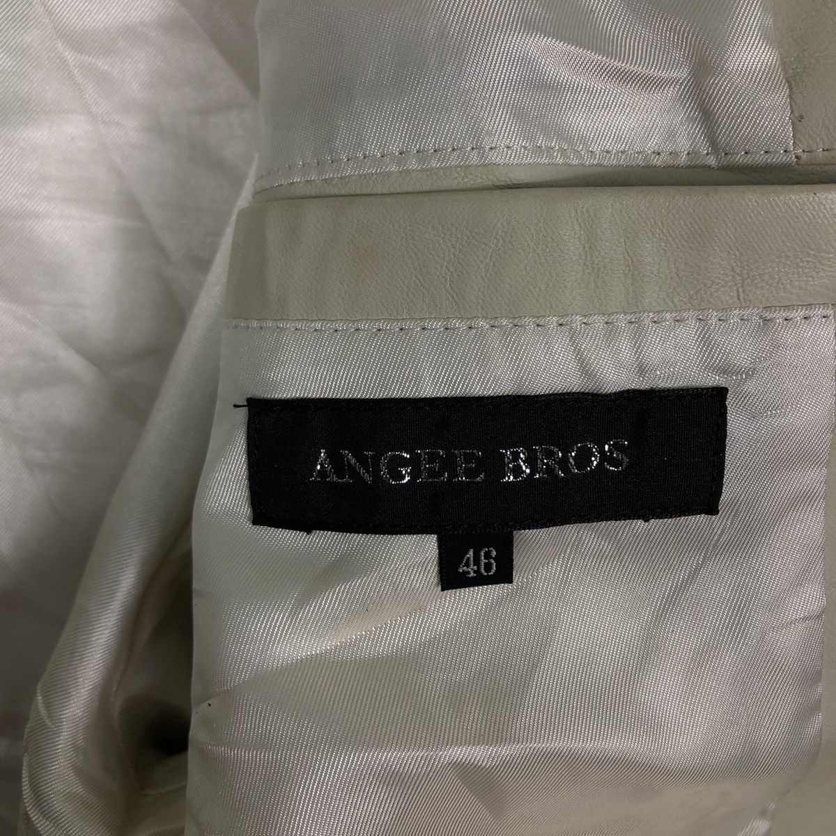 Japanese Brand 🔥Biker Jacket Genuine Leather Angee Bross Schott Perfecto Size US M / EU 48-50 / 2 - 13 Thumbnail