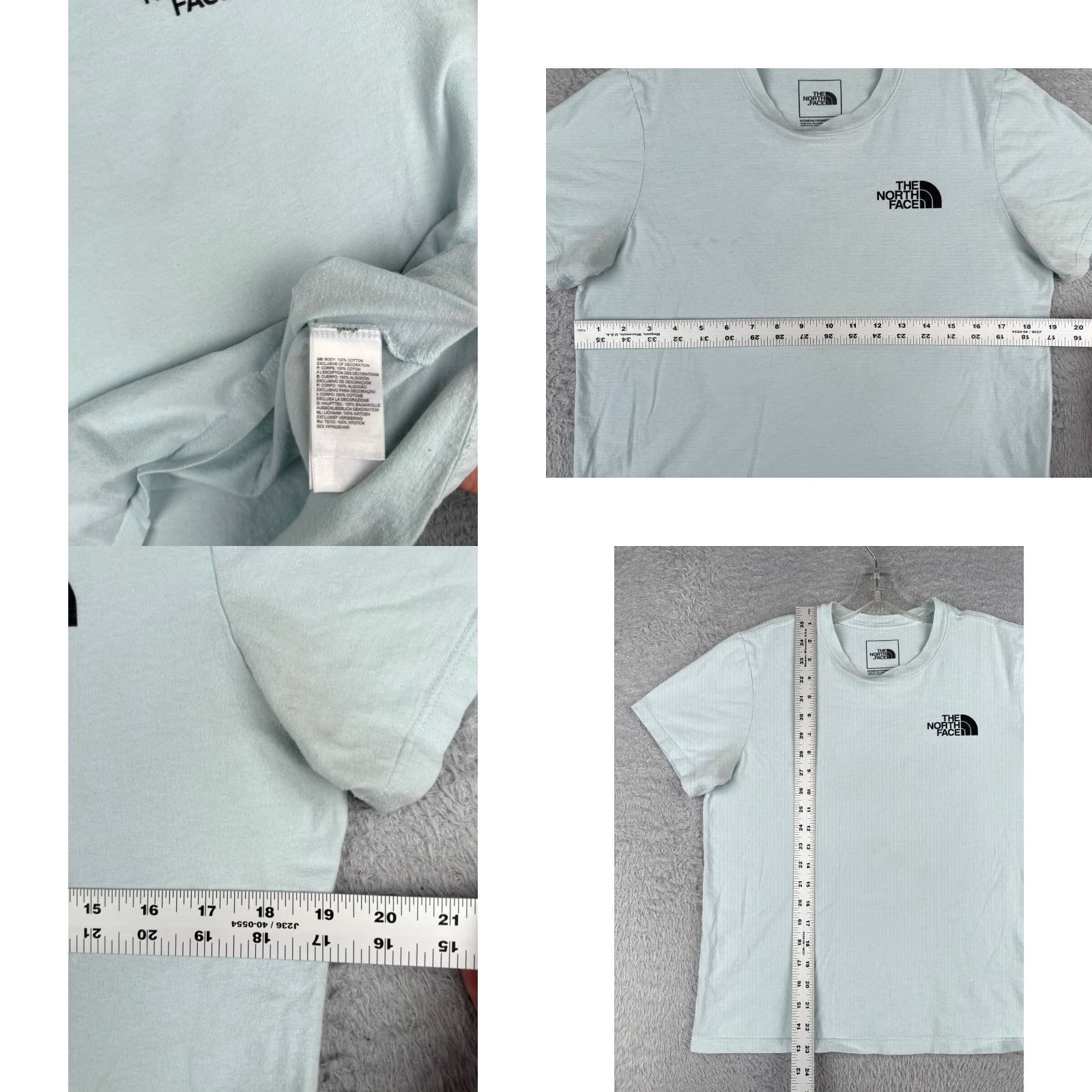The North Face The North Face Women's T-Shirt Medium Blue Short Sleeve Crew Neck 100% Cotton Casual Outdoor Classic Size M / US 6-8 / IT 42-44 - 8 Thumbnail