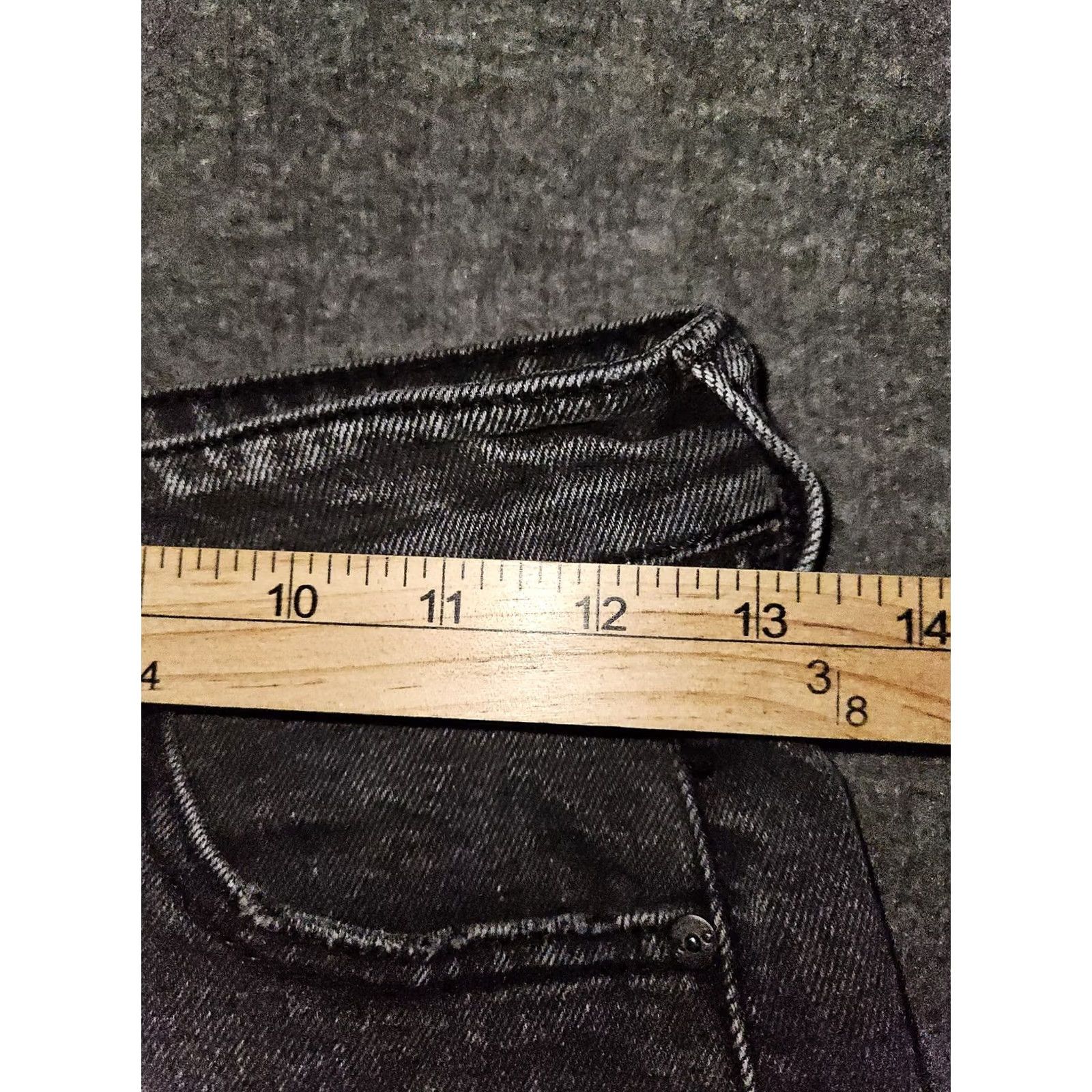 Vintage KanCan Jeans Womens 1 24 Black Skinny Stretch Denim High Rise KC7109DG Classic Jeans Slim Length 25in Charcoal Wash Womens 1/24 Size 25" / US 0 / IT 36 - 4 Thumbnail
