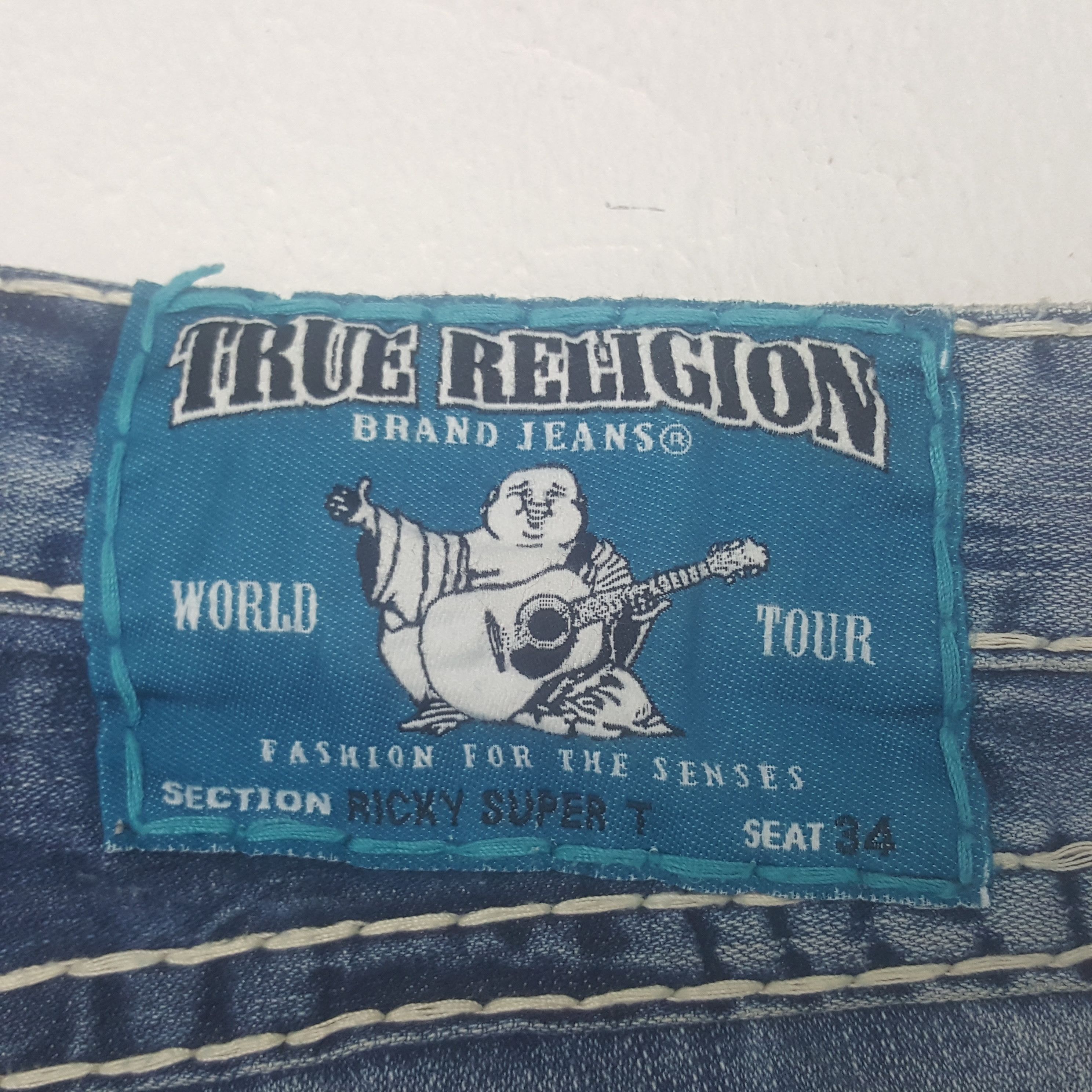 True Religion Vintage True Religion USA Denim Jeans Size US 31 - 13 Thumbnail