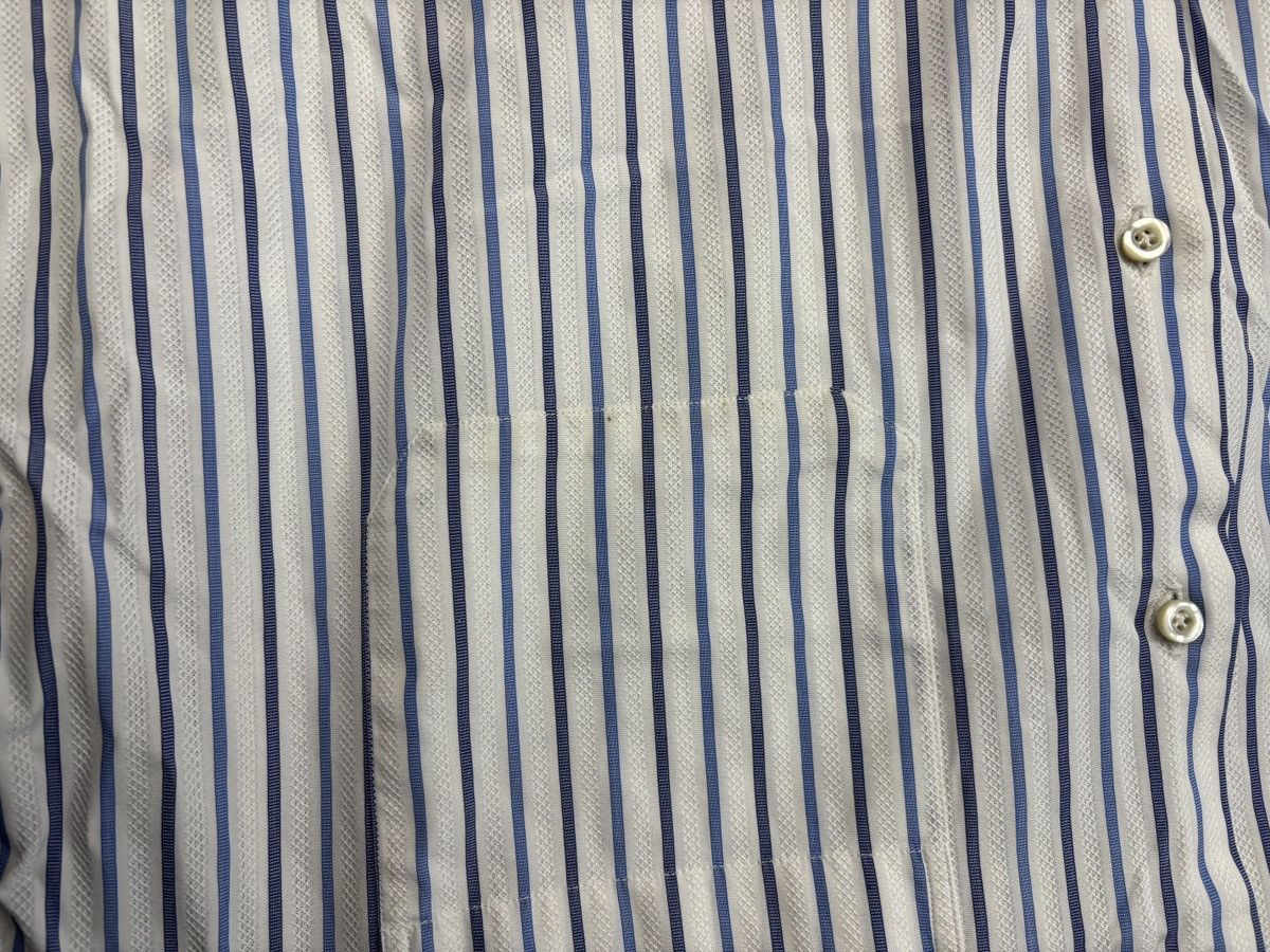 Pal Zileri 2000s Pal Zileri Dress Shirt Stripe Button Up Longsleeve Y2K Size US M / EU 48-50 / 2 - 11 Thumbnail