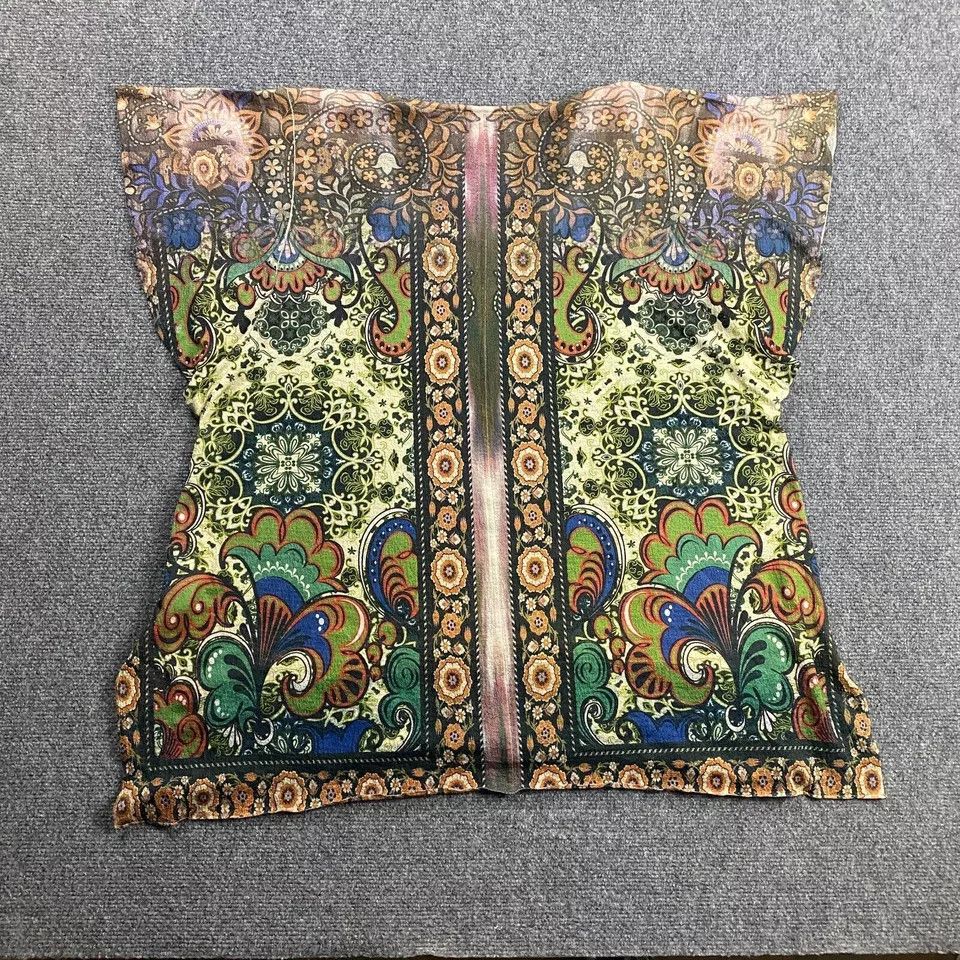 Other One World Top Women's 1X Plus Floral Half Sleeve Tunic Size XL / US 12-14 / IT 48-50 - 7 Thumbnail