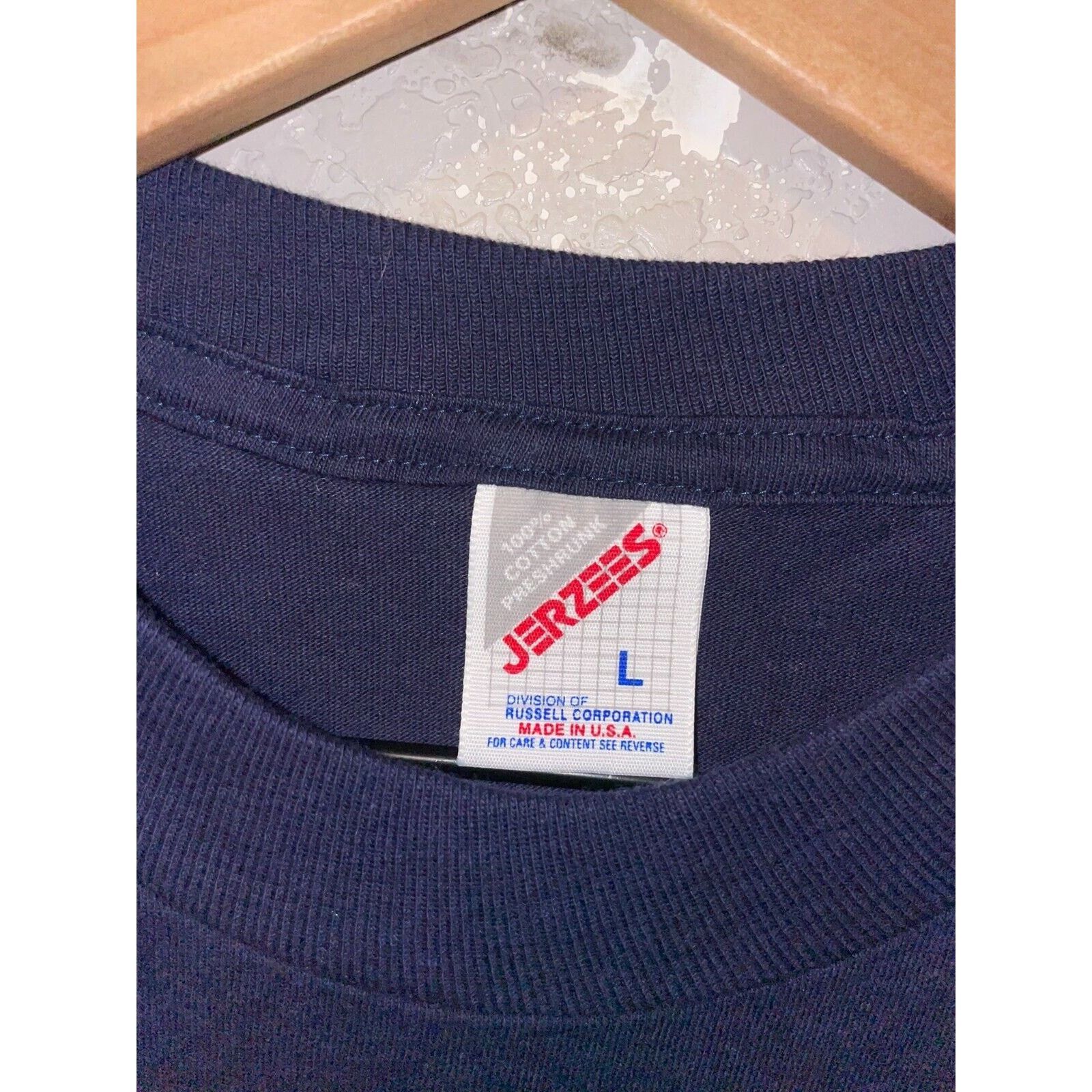 Jerzees Vintage Mount Rushmore Shirt South Dakota Blue Tee VTG 90s L Size US L / EU 52-54 / 3 - 7 Thumbnail