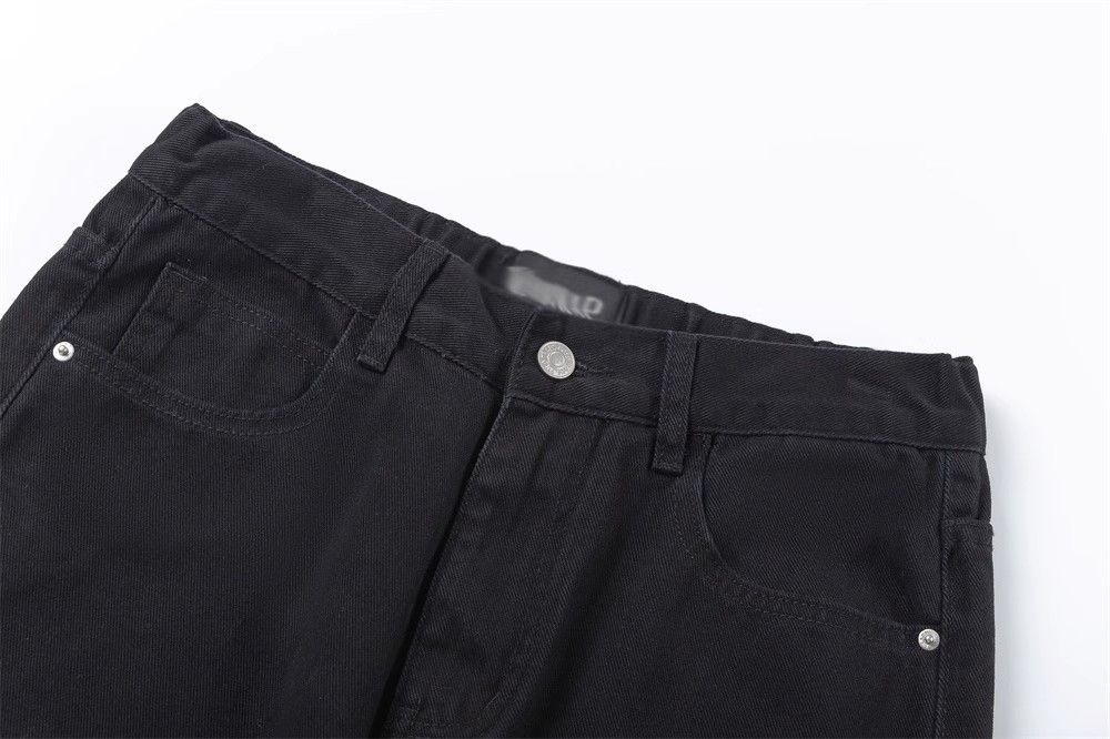 Japanese Brand × Jean Trendy men's solid color simple versatile loose flared jeans Size US 32 / EU 48 - 3 Thumbnail