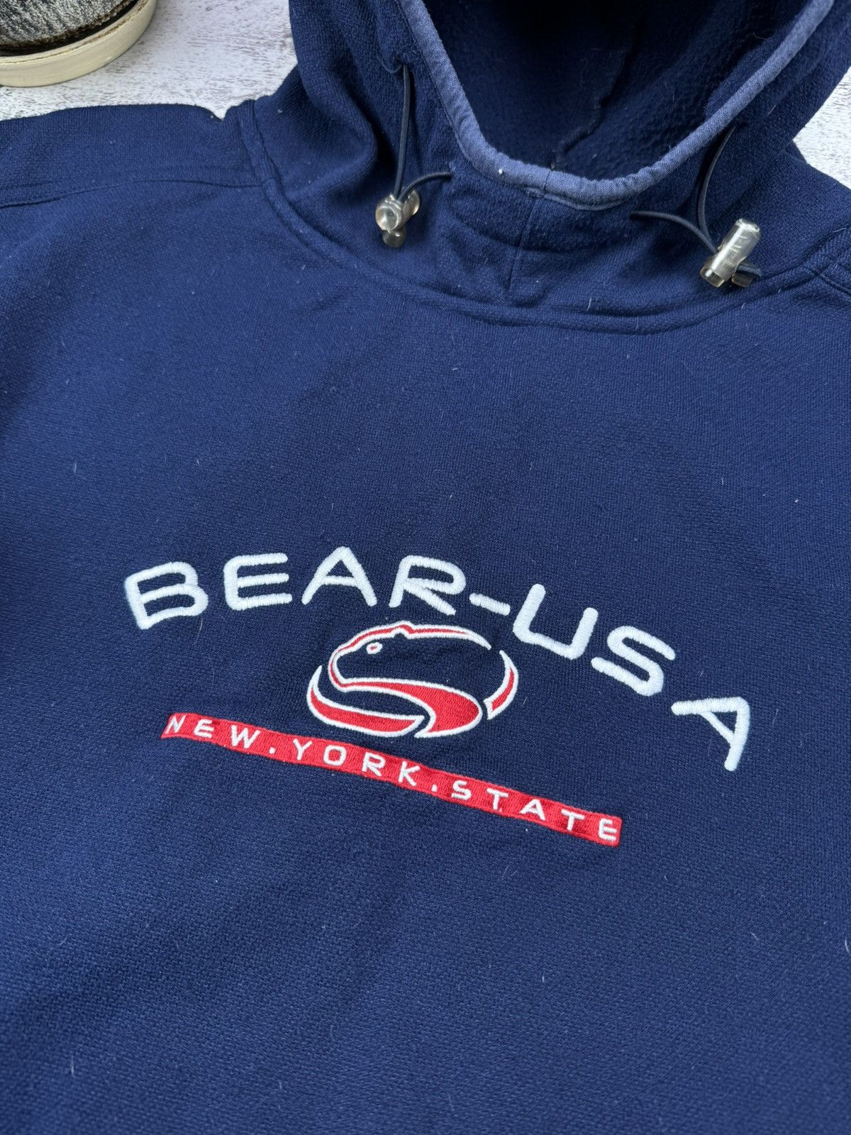 Rap Tees Vintage Blue Very Rare 1980S 90S Bear USA Hoodie Size US M / EU 48-50 / 2 - 4 Thumbnail