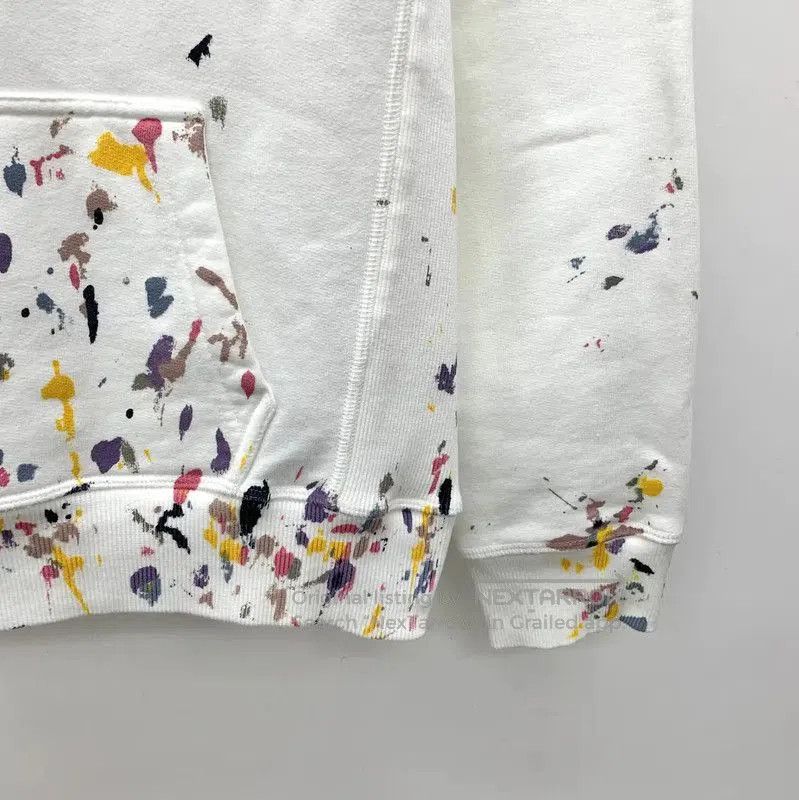 Dior Dior White Cotton Women's Hoodie with Splatter Design . Size XS / US 0-2 / IT 36-38 - 4 Thumbnail