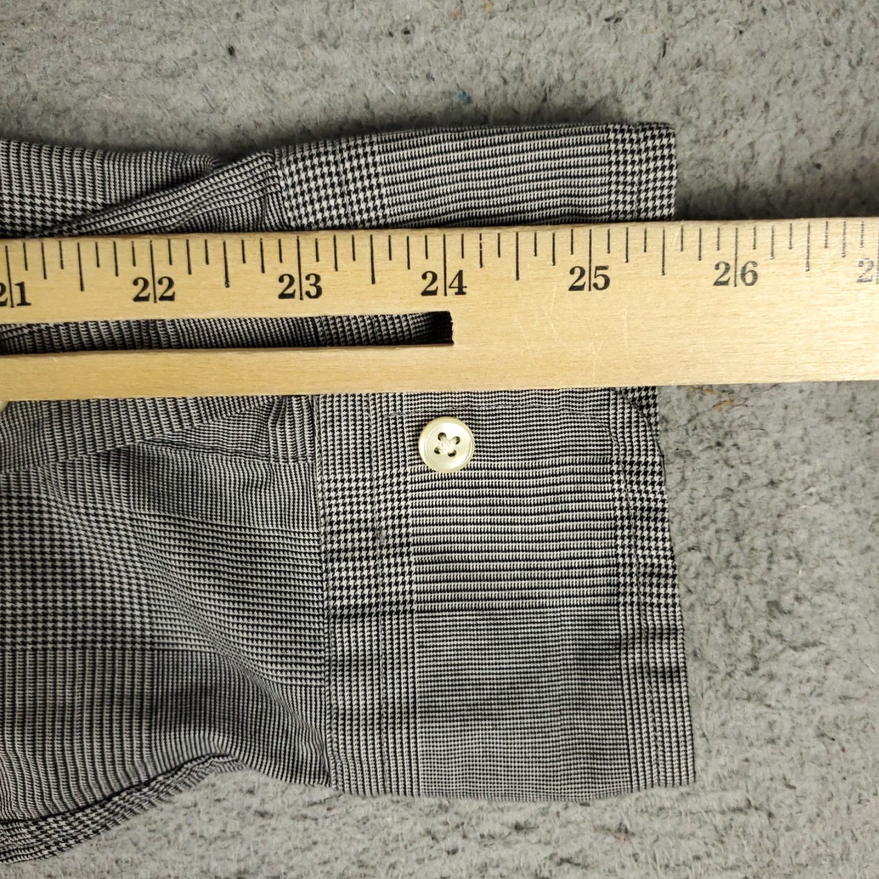 Ralph Lauren Ralph Lauren Shirt Mens Size Medium Gray Plaid Pony Button Up Long Sleeve Size US M / EU 48-50 / 2 - 6 Thumbnail