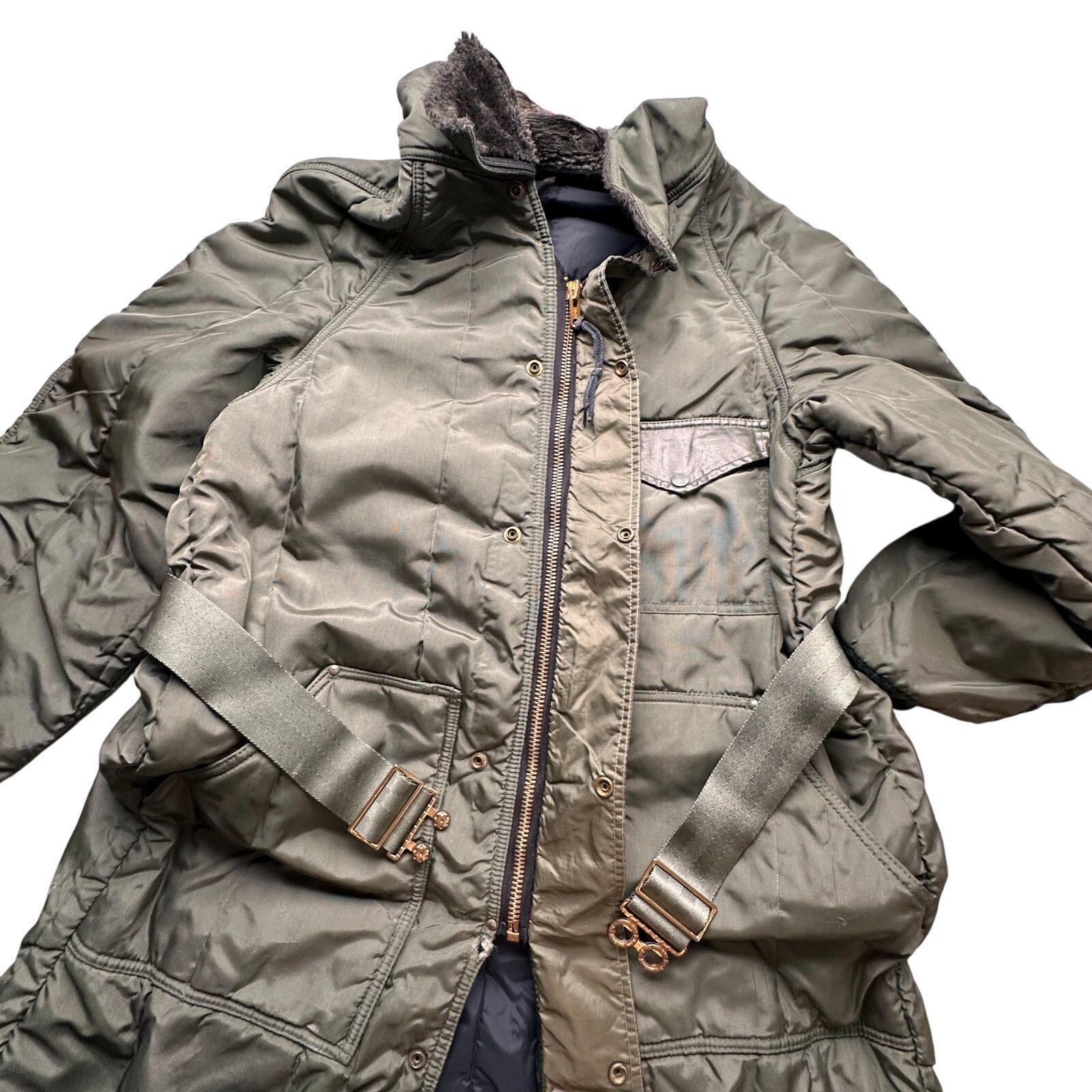 Refrigiwear VTG RefrigiWear Belted Coat Large Insulated Quilted Parka Size US L / EU 52-54 / 3 - 13 Thumbnail