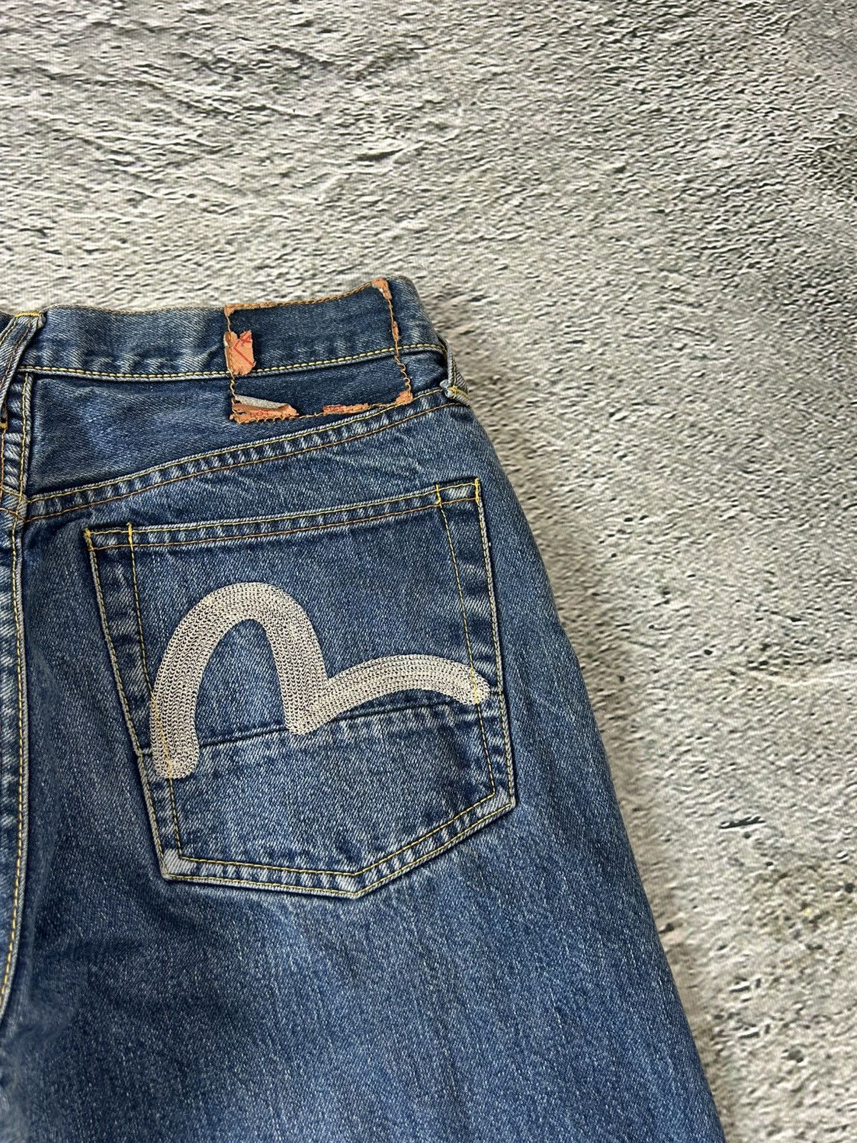 Evisu × Vintage Evisu jeans vintage embroidery seagull logo selvedge Size US 30 / EU 46 - 2 Thumbnail