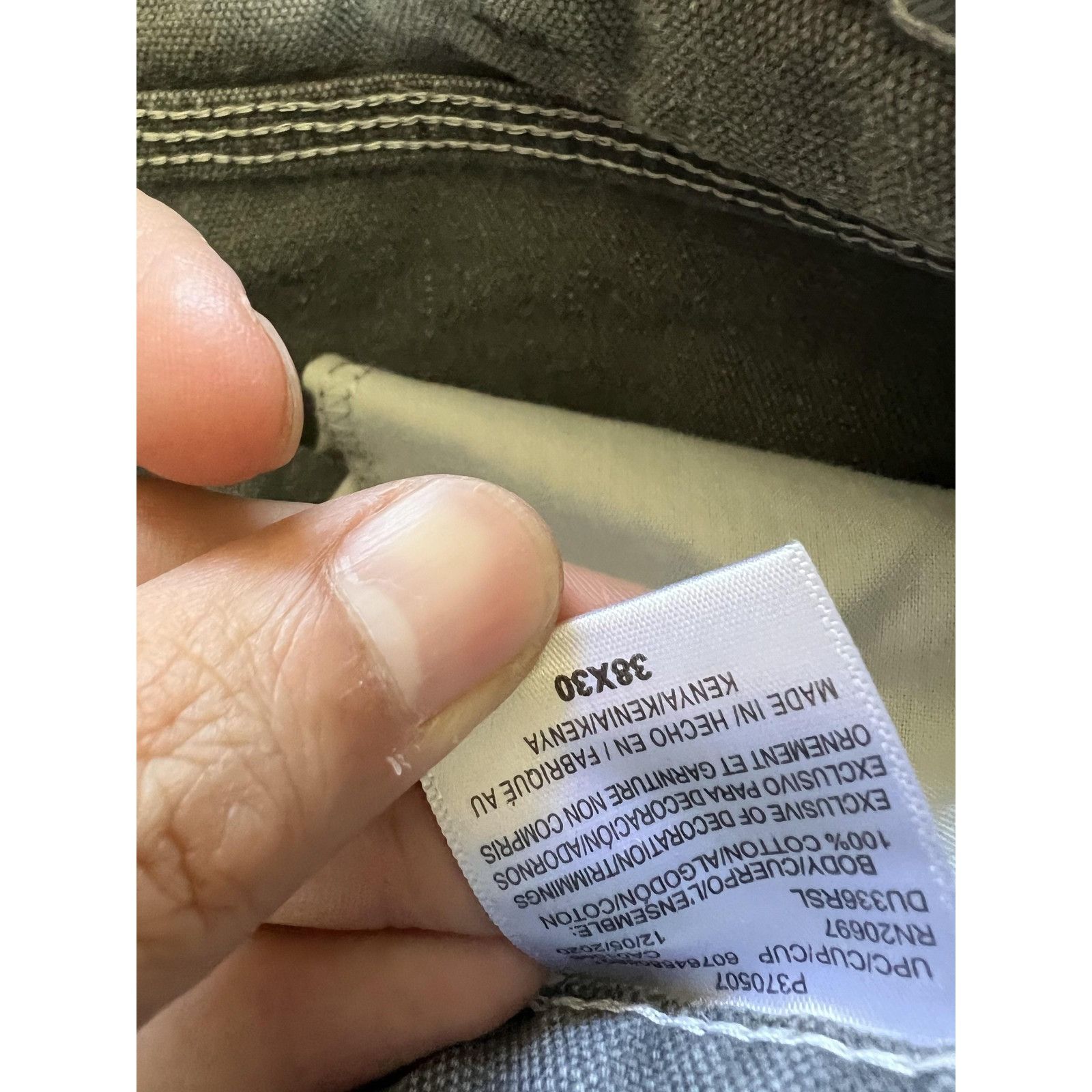 Dickies Vintage Dickies Carpenter Denim Jeans Mens 36x30 Gray Canvas Size US 36 / EU 52 - 6 Thumbnail
