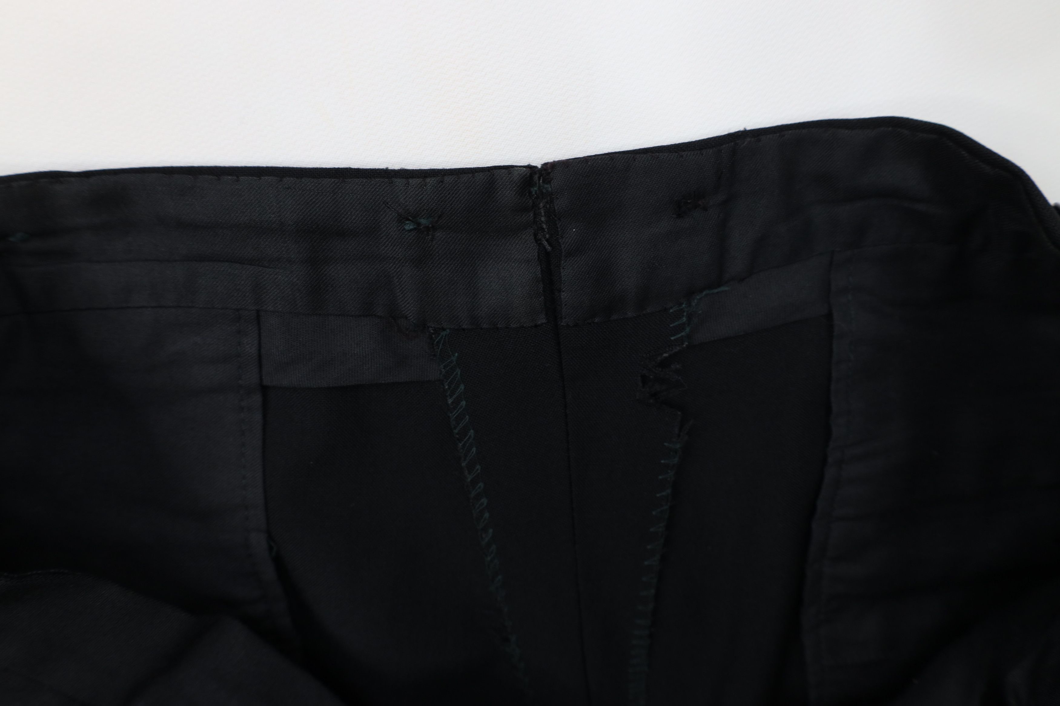 Vintage Vintage 50s 60s Flared Rayon Gabardine Wool Tuxedo Pants USA Size US 34 / EU 50 - 8 Thumbnail