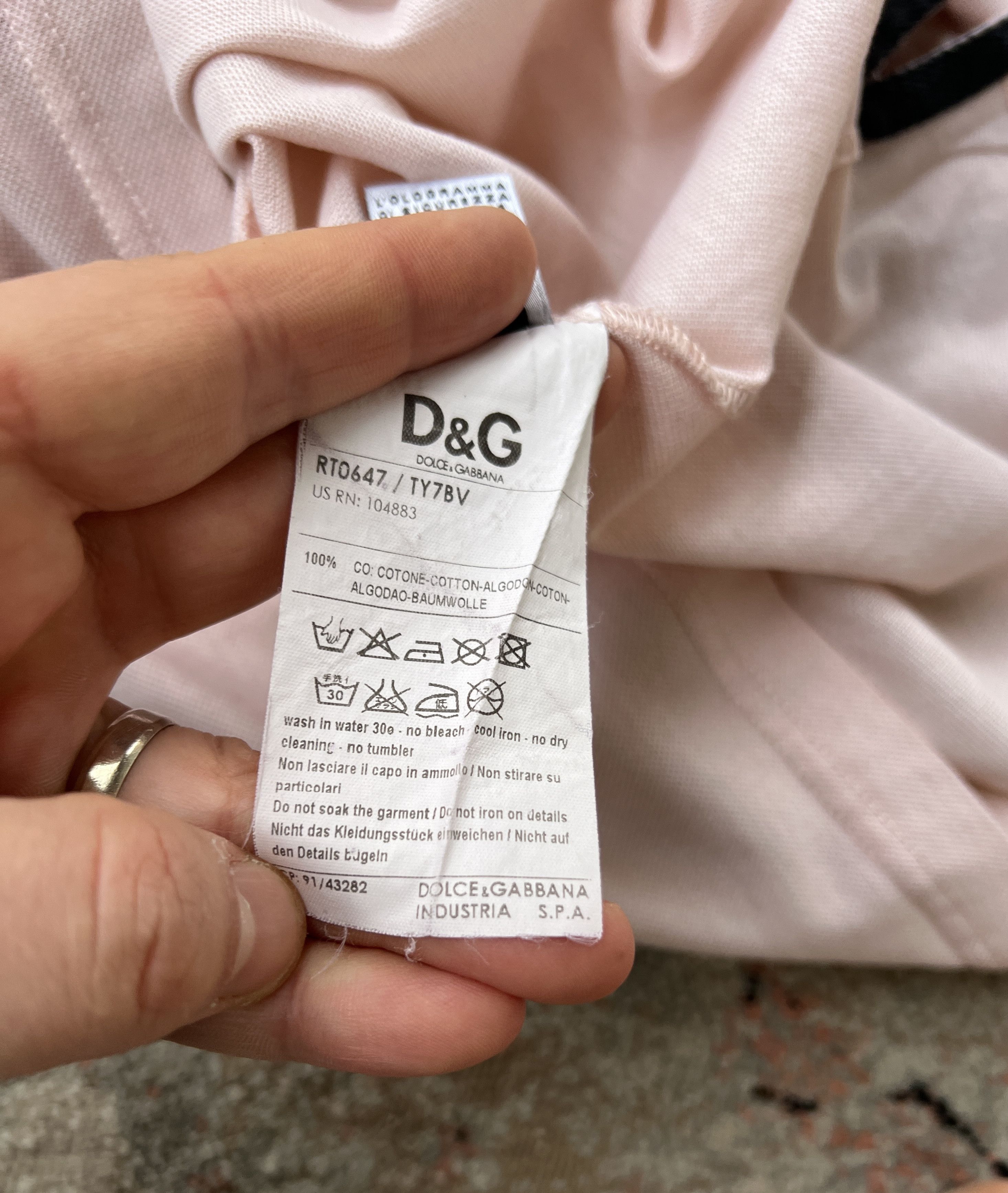 Dolce & Gabbana Dolce & Gabbana Polo Tee Size S / US 4 / IT 40 - 9 Thumbnail
