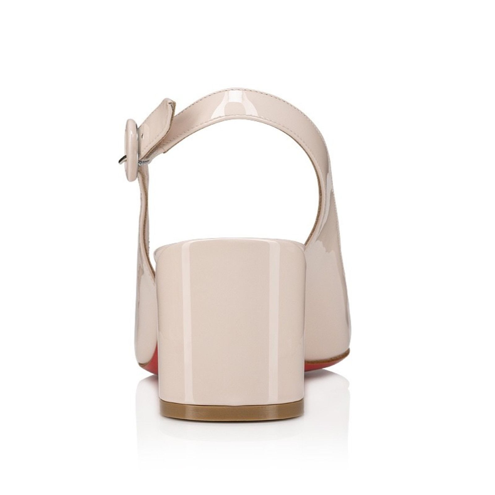 Christian Louboutin Christian Louboutin So Jane Sling 55 Leche Patent Slingback Size US 8 / IT 38 - 11 Thumbnail