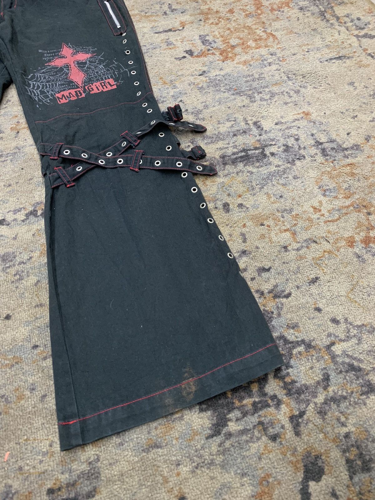 Japanese Brand × Le Grande Bleu (L.G.B.) 😈 BINDING OFFER 😈Japanese Bondage Mad punk gothic spider Size US 30 / EU 46 - 8 Thumbnail