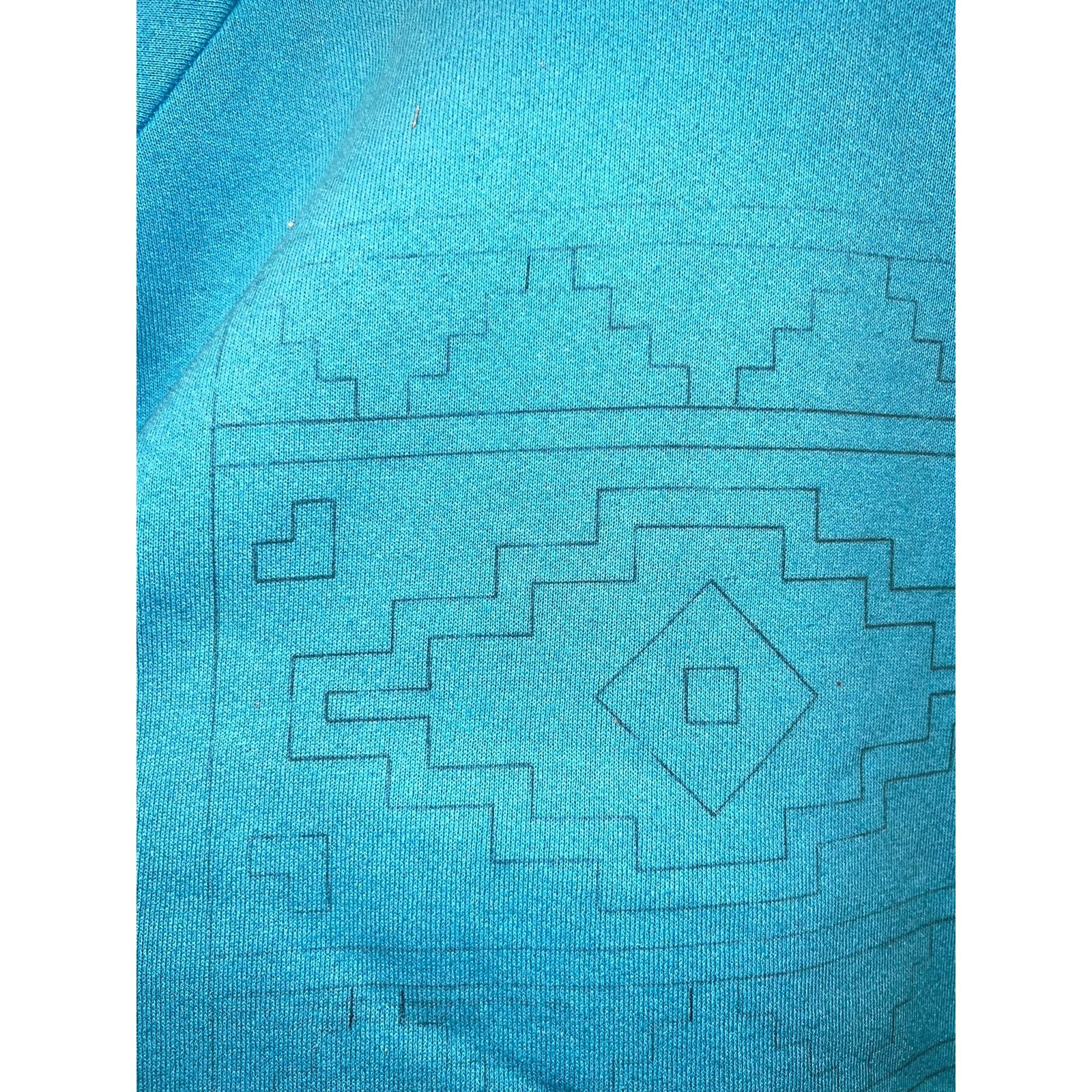 Fruit Of The Loom Vintage Southwest Sweatshirt Aztec Design Tribal Crewneck XL Size US XL / EU 56 / 4 - 3 Thumbnail