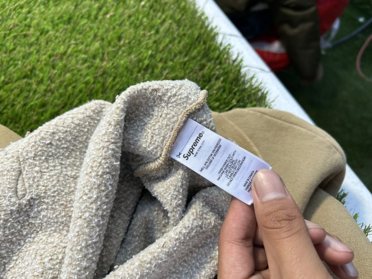 Supreme Supreme SS23 Overdye S Logo Khaki Hoodie Size US L / EU 52-54 / 3 - 8 Thumbnail