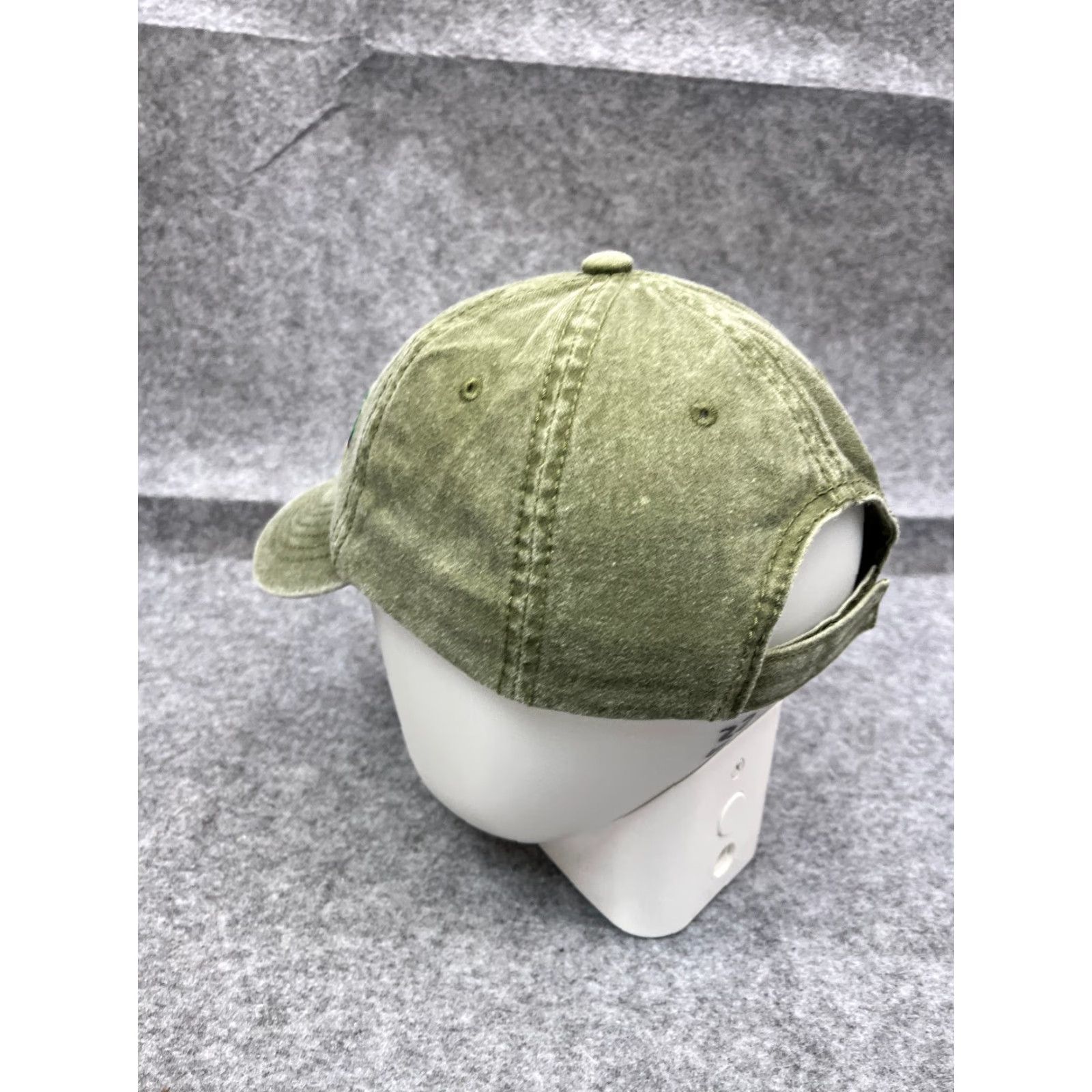 Vintage HitWear KanMark Wheat Hat Cap Strap Back Adult One Size Green Agriculture Farming Hat/Cap Baseball Cap Men Size ONE SIZE - 5 Thumbnail