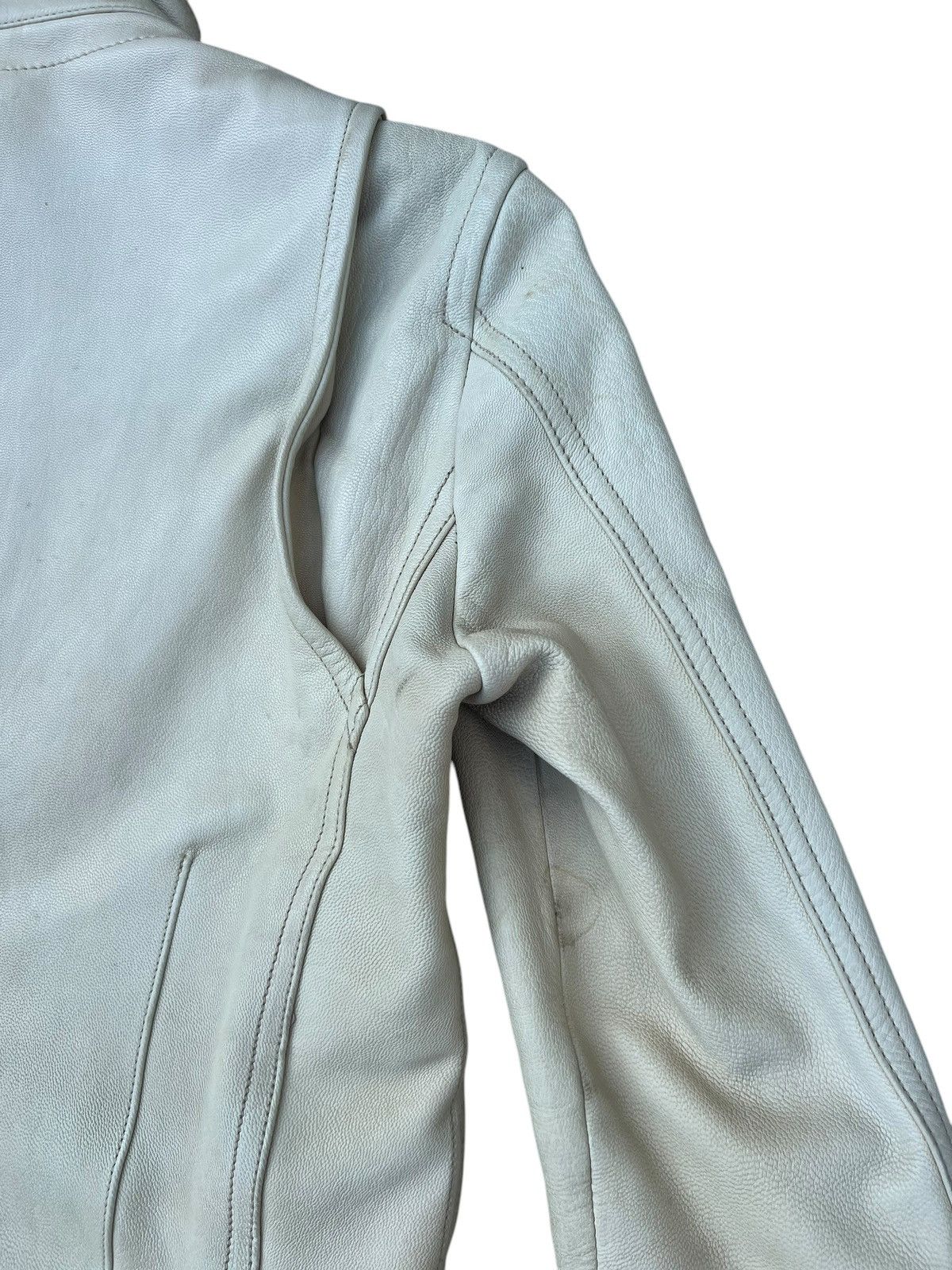 JACKROSE Jackrose Luv Maison Patina Stains Leather Racer Jacket Size US S / EU 44-46 / 1 - 23 Thumbnail