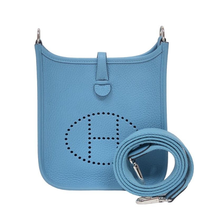 image of Hermes Clemence Evelyne Tpm in Blue, Women's