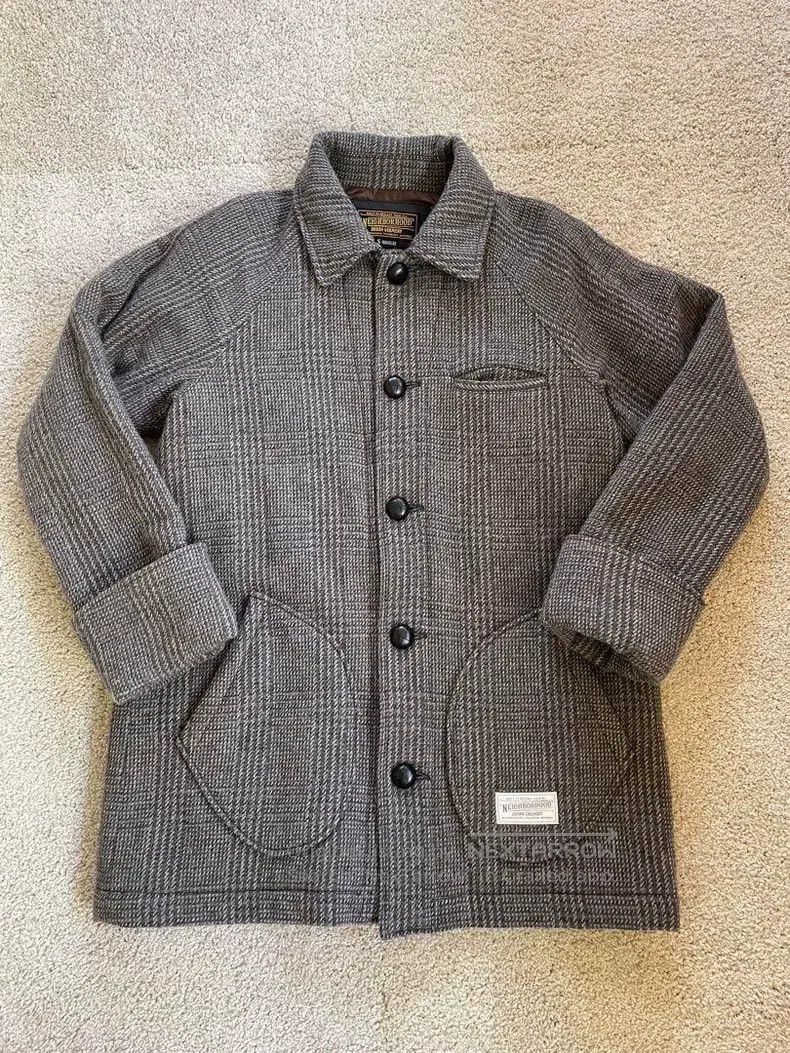 Neighborhood Neighborhood Mid-Length Houndstooth Trench Coat Size US S / EU 44-46 / 1 - 1 Thumbnail
