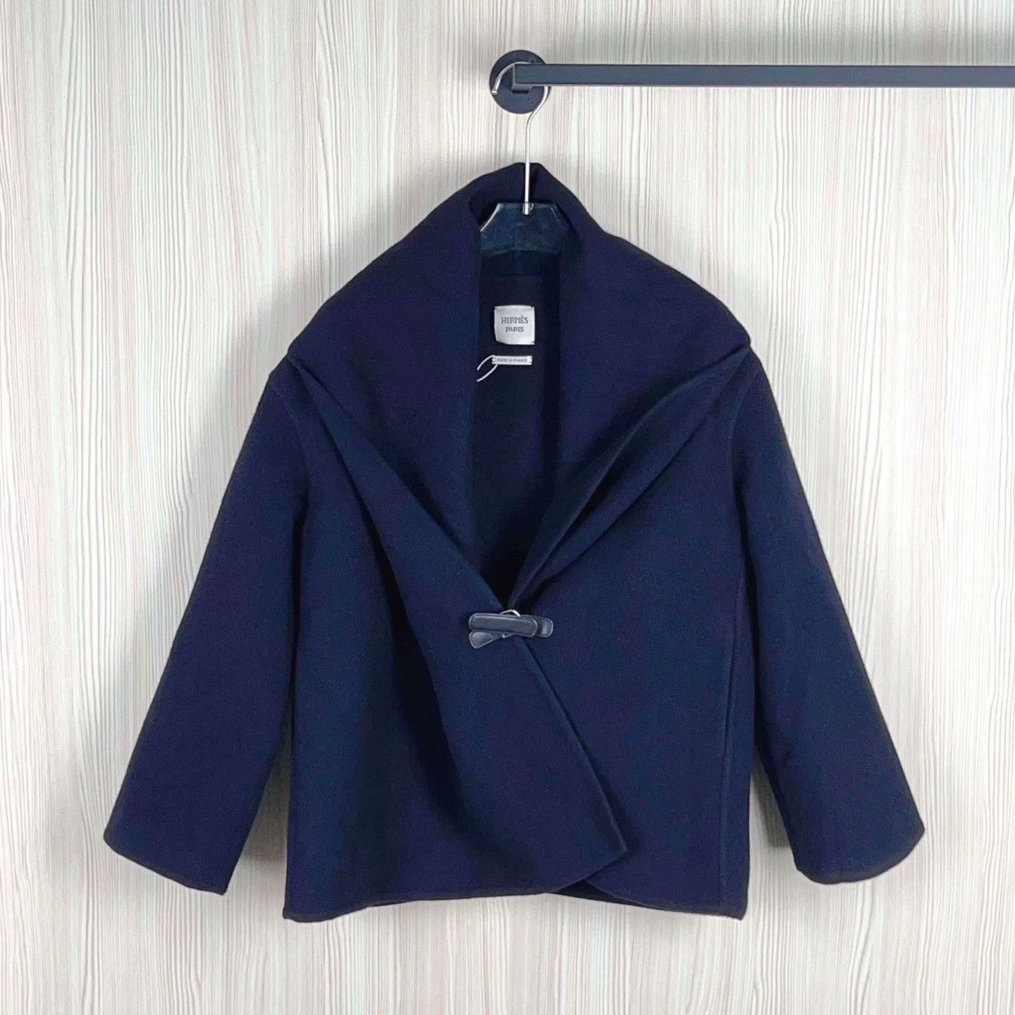 Hermes Hermes Blue Woolen Coat Size 34 Size US XXS / EU 40 - 1 Thumbnail
