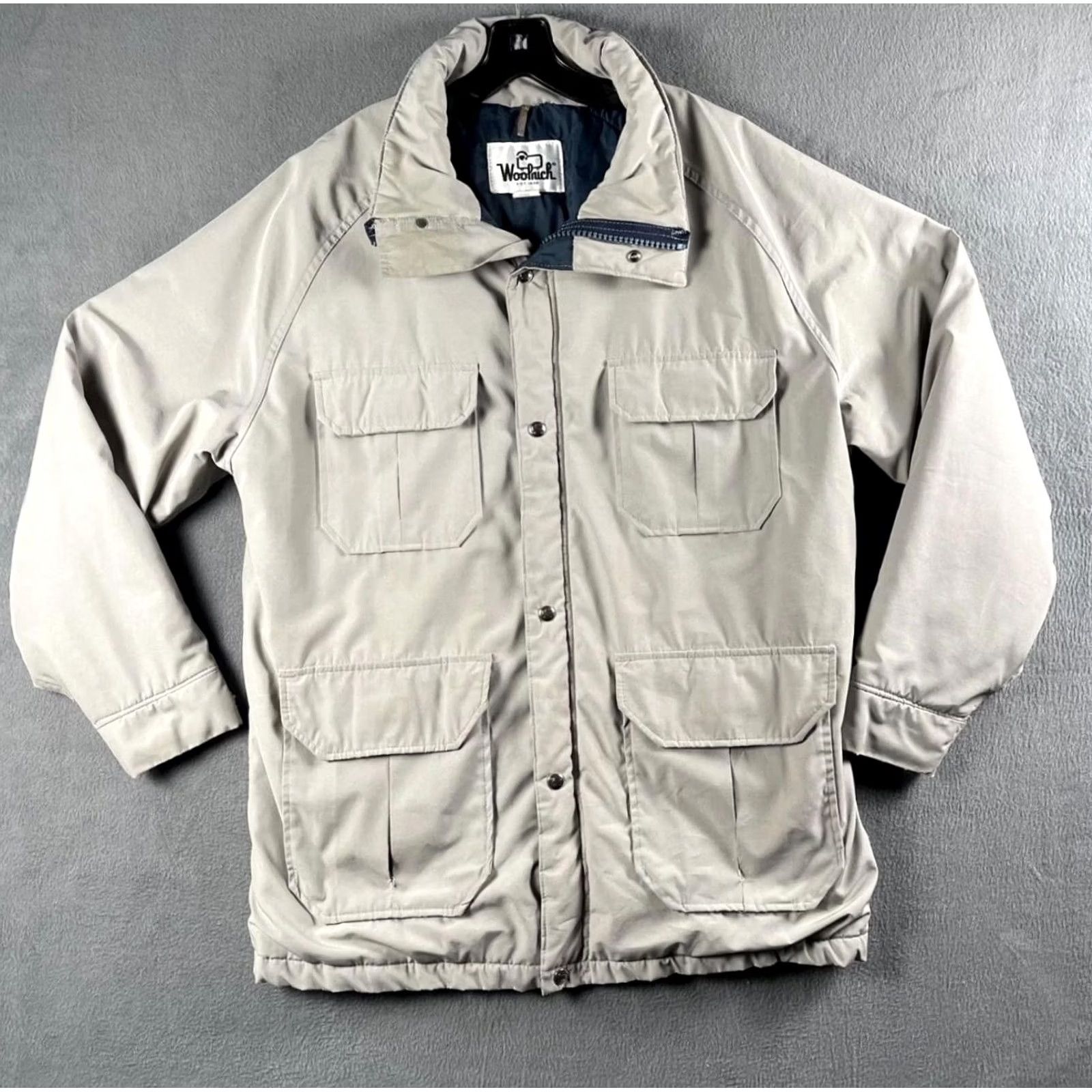 Vintage Woolrich Jacket Mens Large Gray Parka Thinsulate Insulated Outdoor USA Size US L / EU 52-54 / 3 - 2 Thumbnail