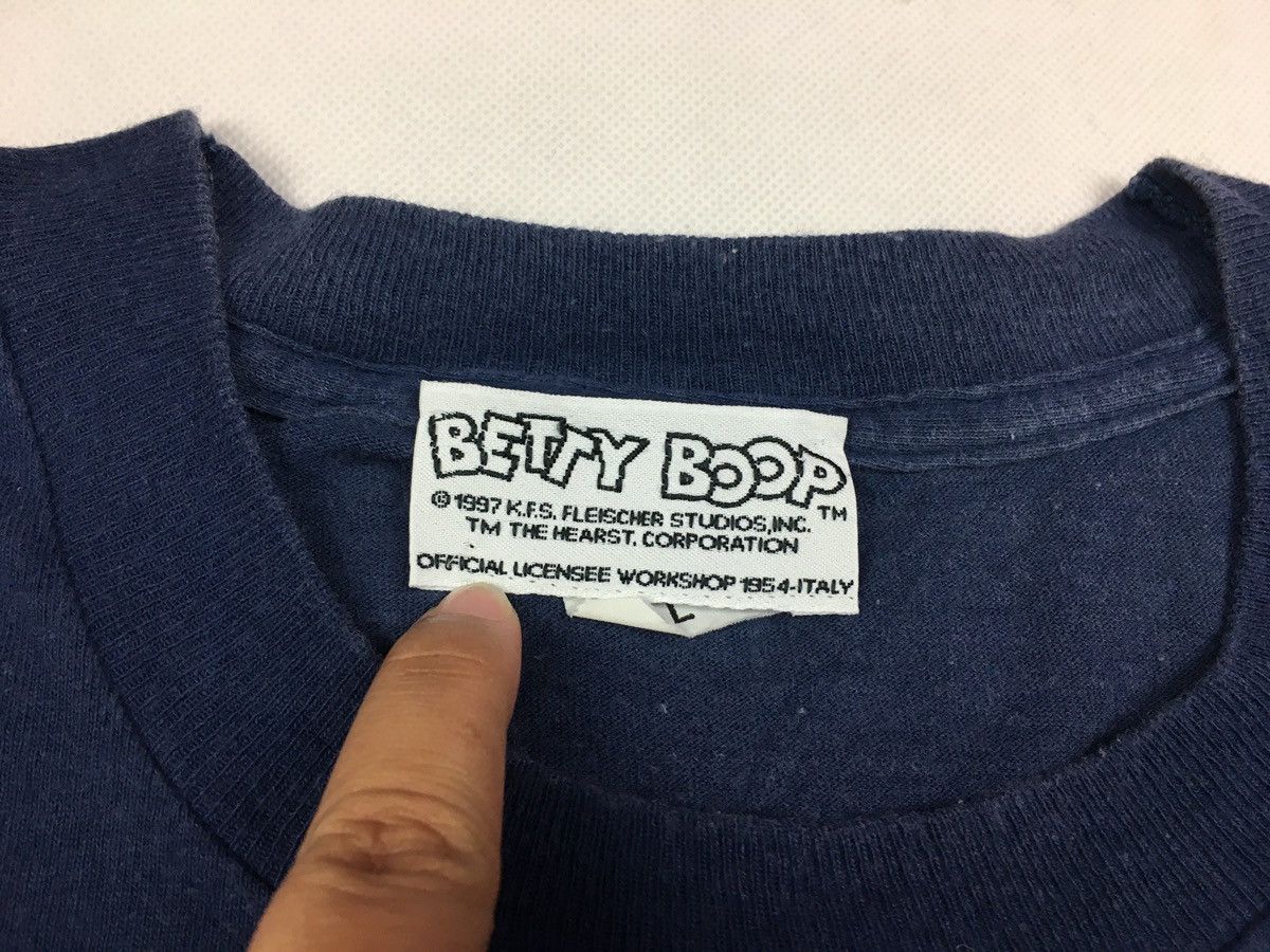 Vintage 90s Betty Boop Nyc Kfs Fleischer Cowboy Sexy Girl Tee Size US L / EU 52-54 / 3 - 4 Thumbnail