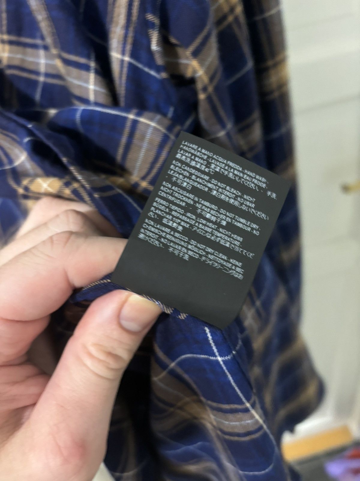 Balenciaga Balenciaga back logo flannel Size US L / EU 52-54 / 3 - 9 Thumbnail