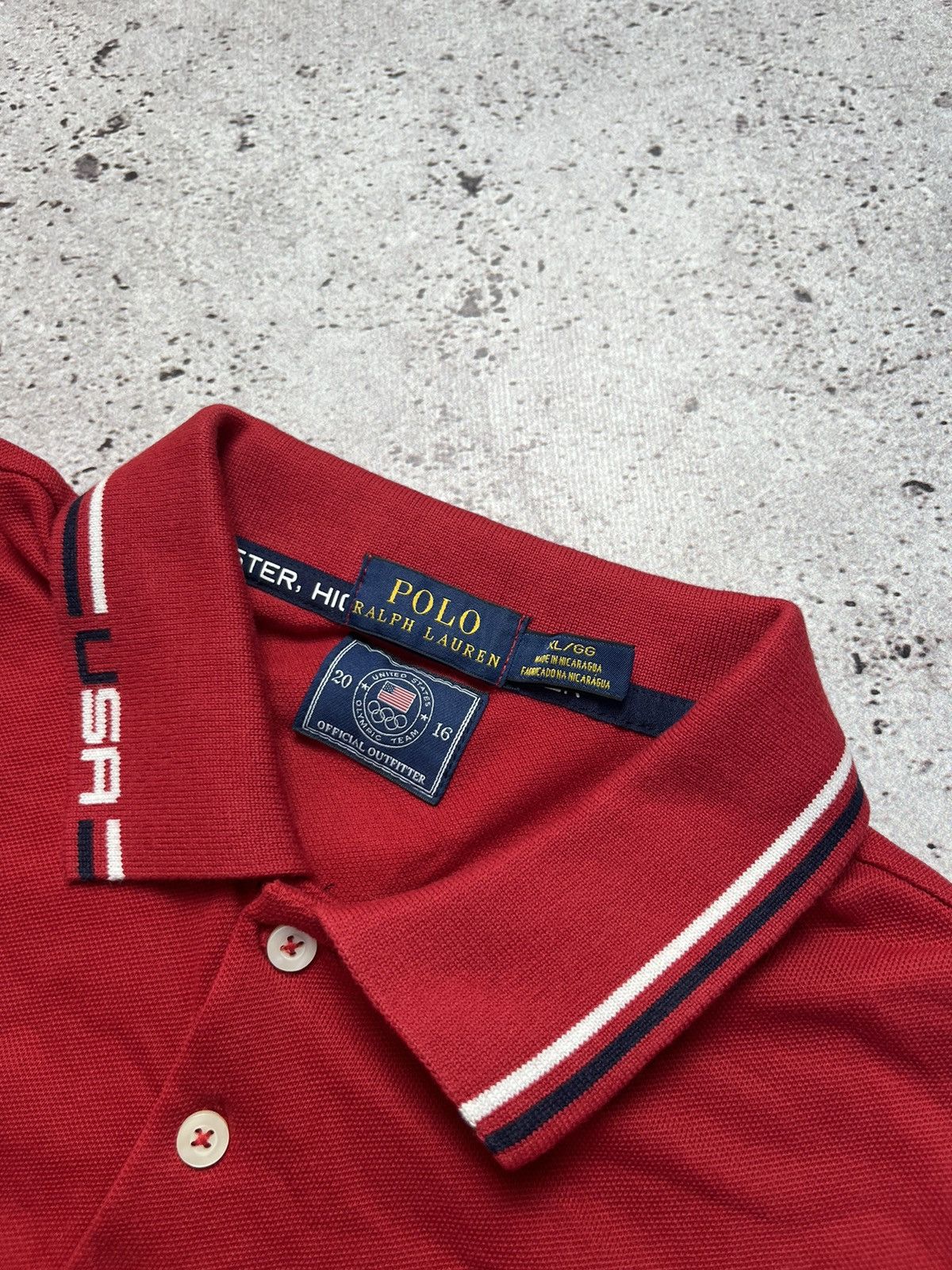 Ralph Lauren × Vintage Polo Ralph Lauren USA Team Polo Shirt Vintage Size US M / EU 48-50 / 2 - 3 Thumbnail