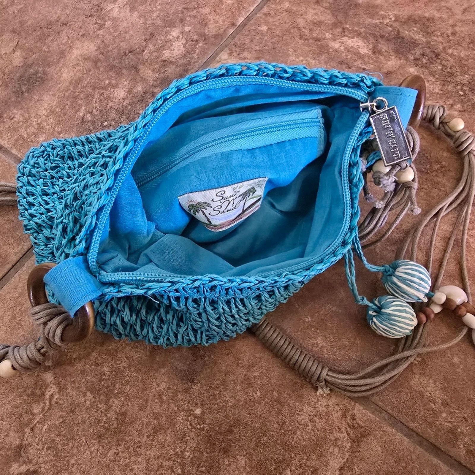 Other Blue | SUN 'N' SAND | Natural Straw Crossbody Size ONE SIZE - 3 Thumbnail