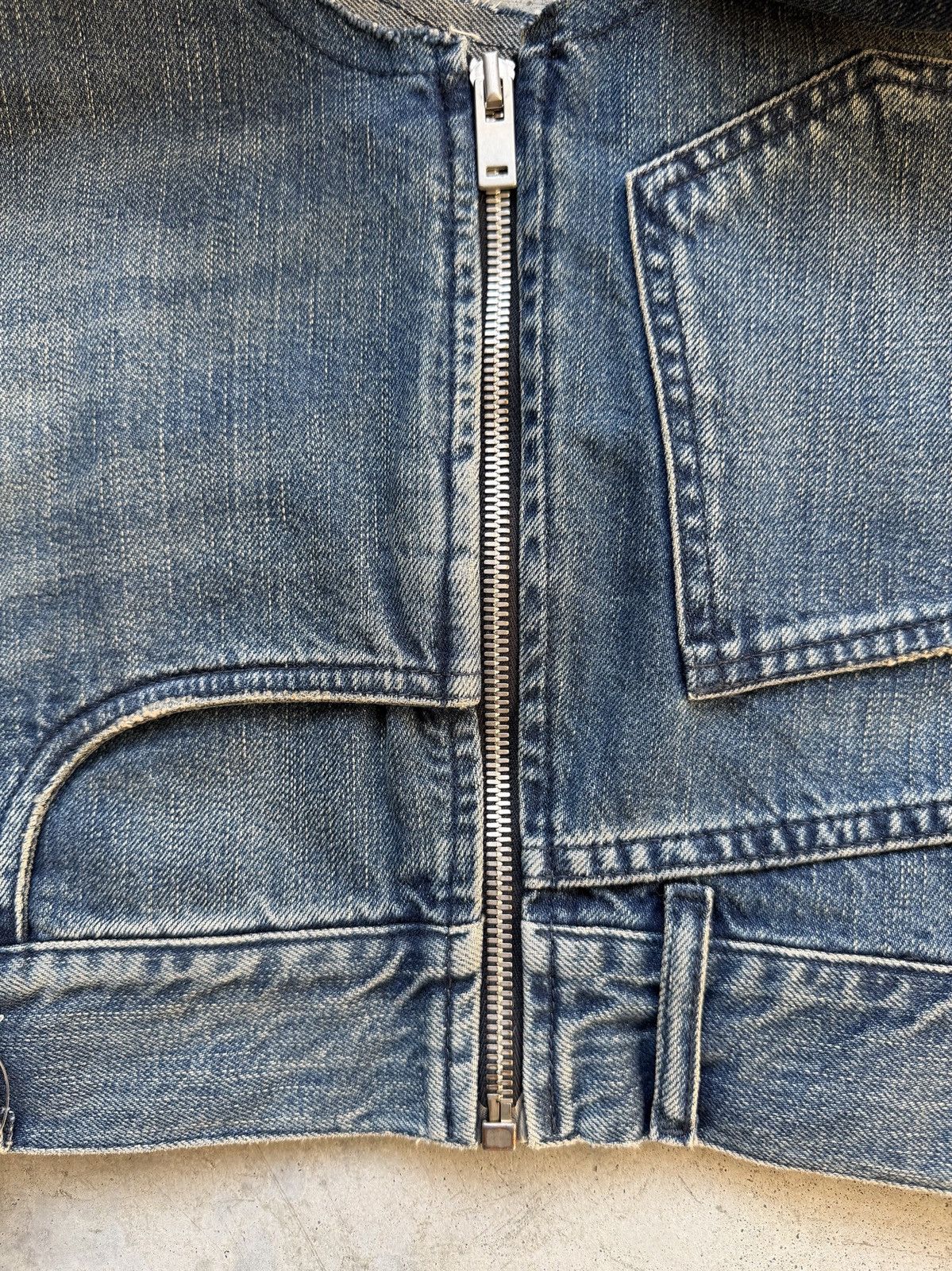 Maison Margiela AW16 Maison Margiela Reconstructed Upside-Down Jean Vest Size US M / EU 48-50 / 2 - 5 Thumbnail