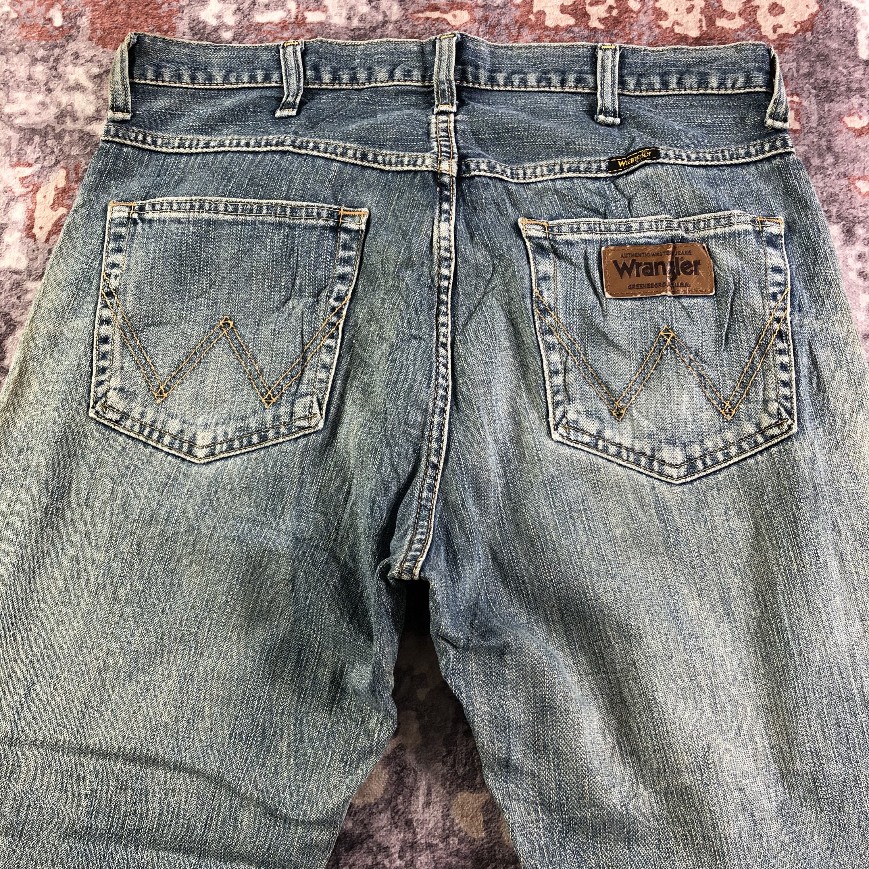 Vintage × Wrangler Vintage Blue Wash Wrangler Jeans-JM3329 Size US 35 - 5 Thumbnail