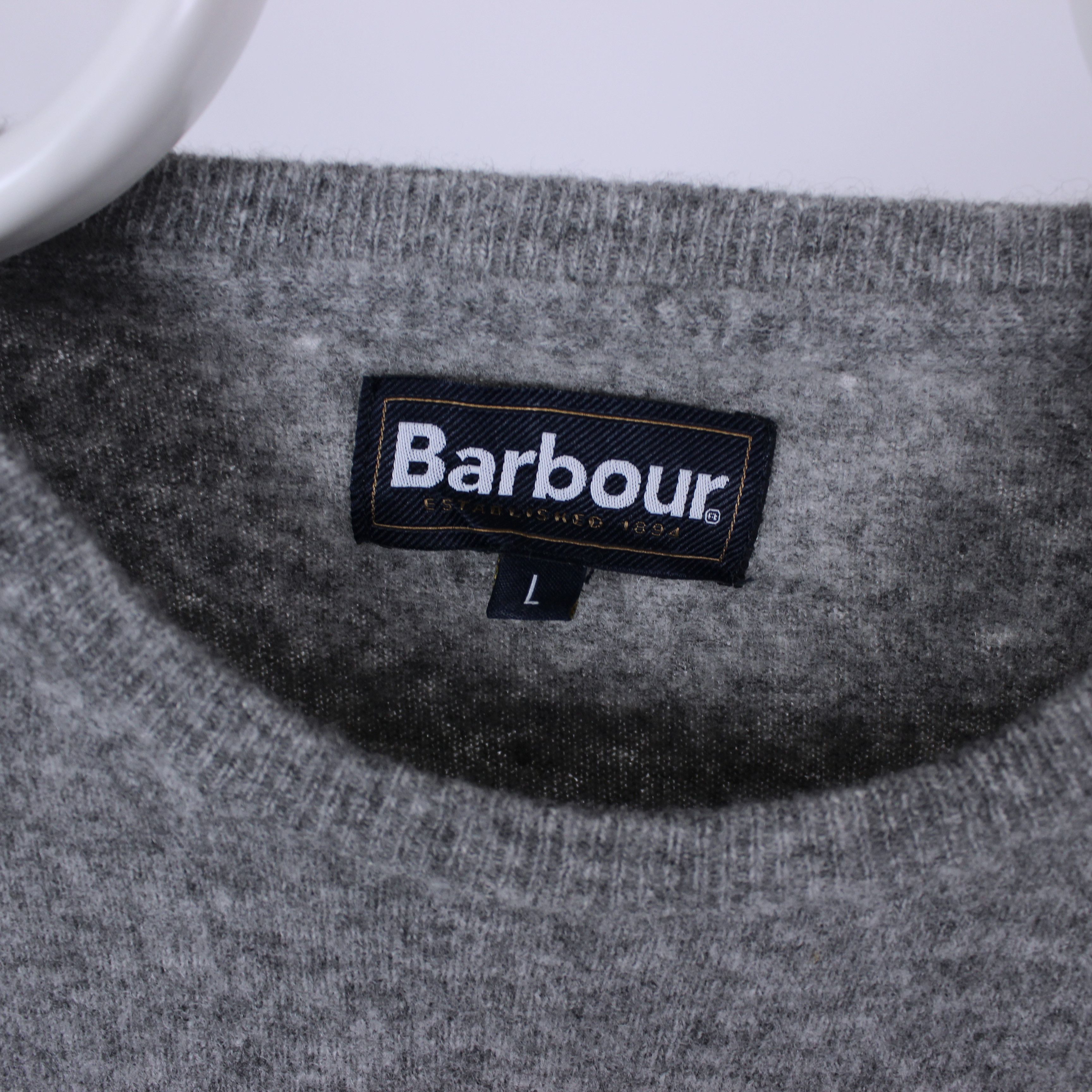 Barbour Barbour sweater wool rare M gray Size US S / EU 44-46 / 1 - 4 Thumbnail