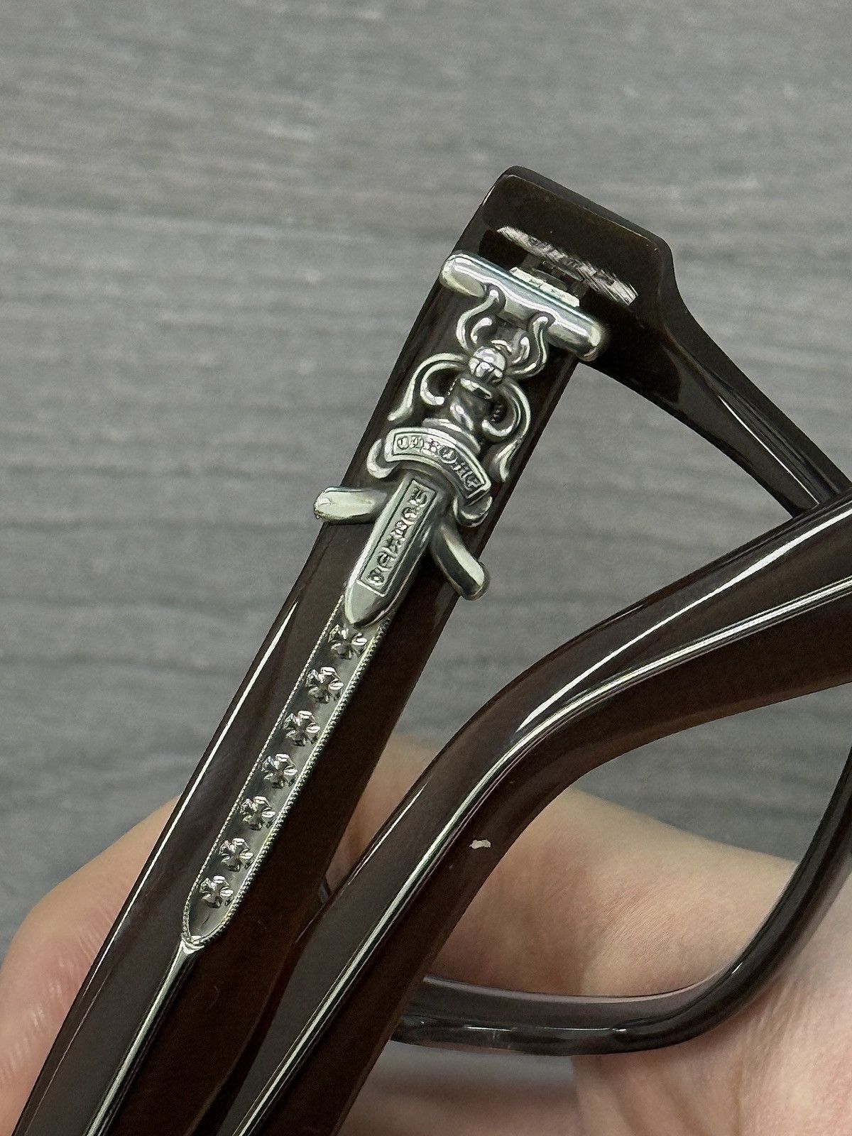 Chrome Hearts Chrome Hearts Vagillionaire II dark brown Size ONE SIZE - 2 Thumbnail
