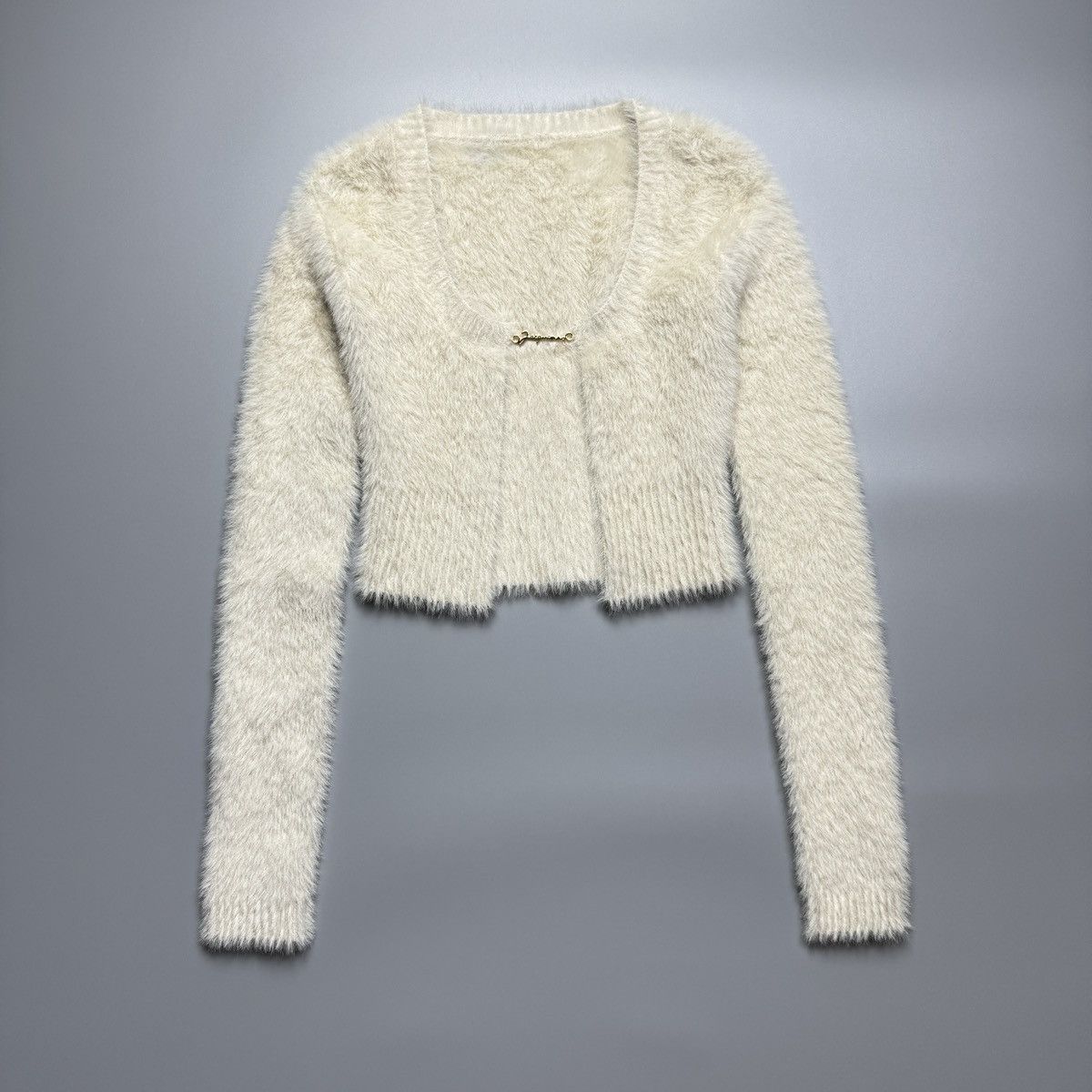 Jacquemus Jacquemus - La Maille Neve Fur Cropped Cardigan Type Size XXS / US 00 / IT 34 - 1 Thumbnail