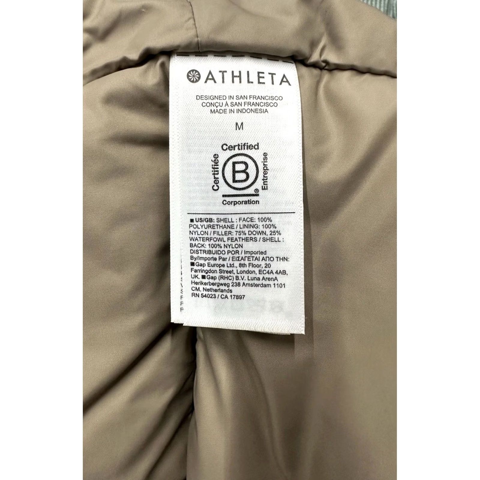 Athleta Athleta Vest Puffer Nylon Down Pyrite Shine Multicolor Women’s M Nightwear? Size M / US 6-8 / IT 42-44 - 7 Thumbnail